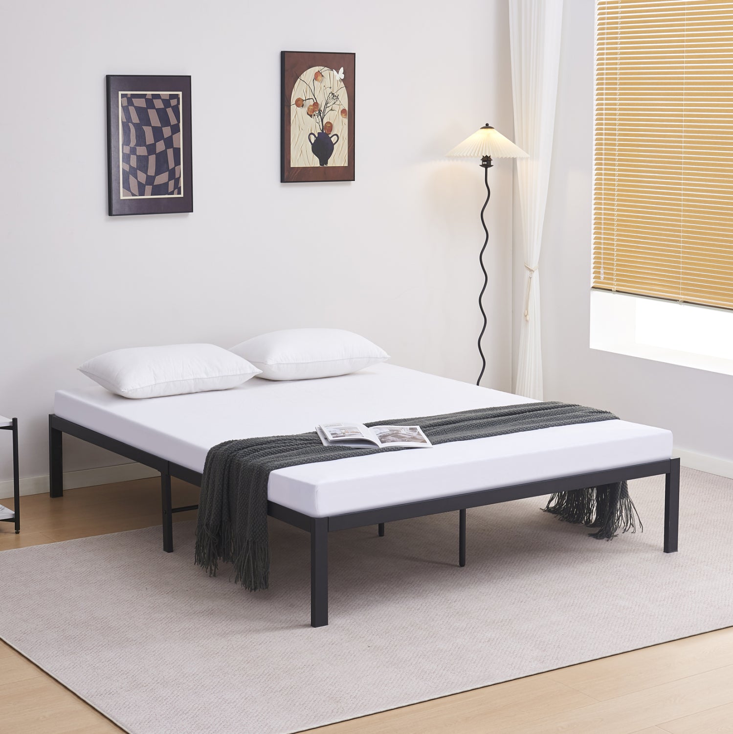 Легло RANTO черен цвят 200x160см