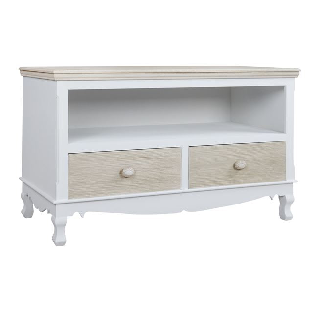 Тв шкаф Мелоди цвят бяла-платина