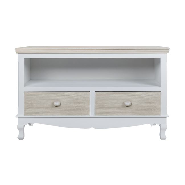 Тв шкаф Мелоди цвят бяла-платина