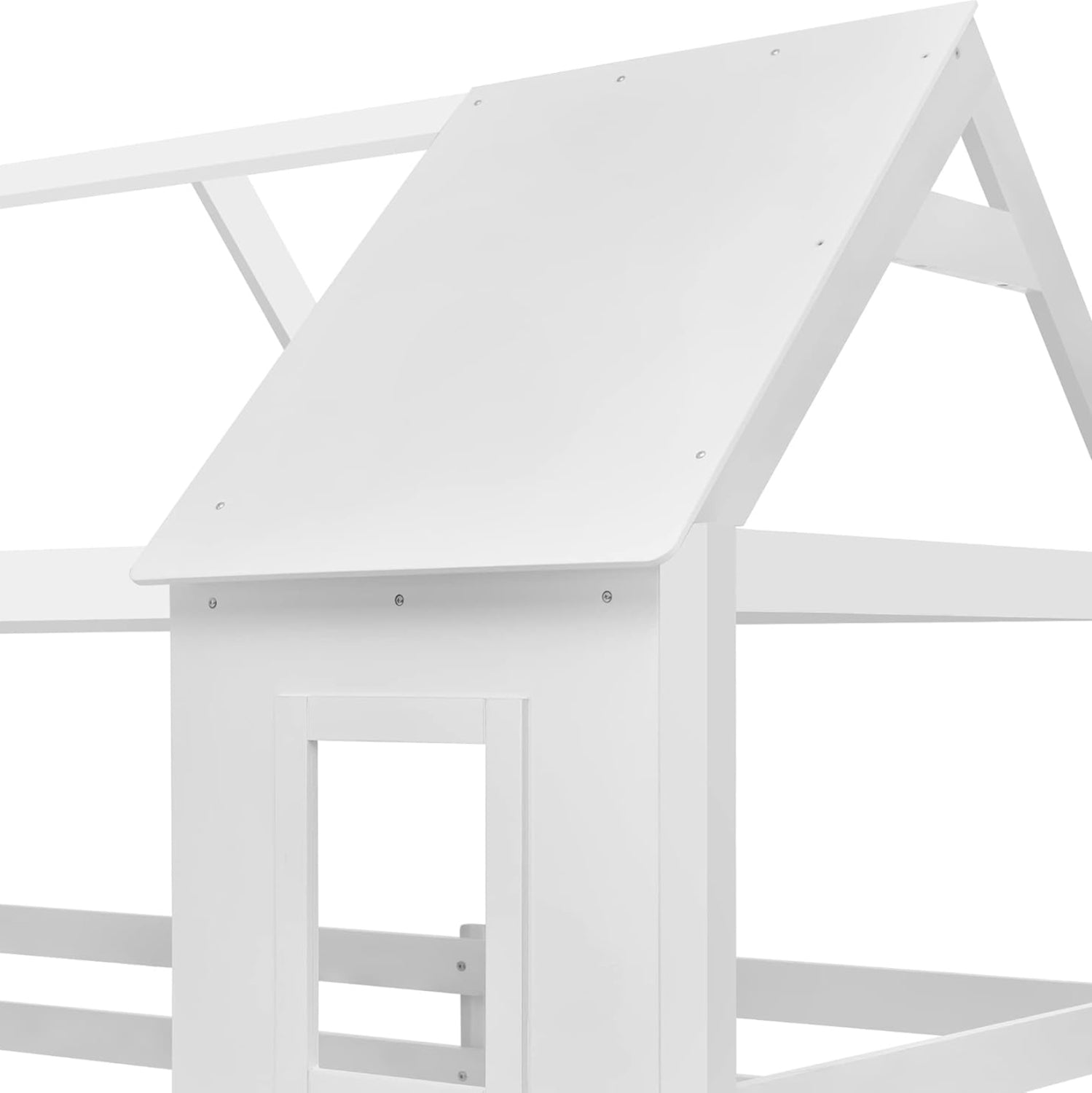 Легло детско /къща MONTESSORI бял цвят за матраци 190x90см