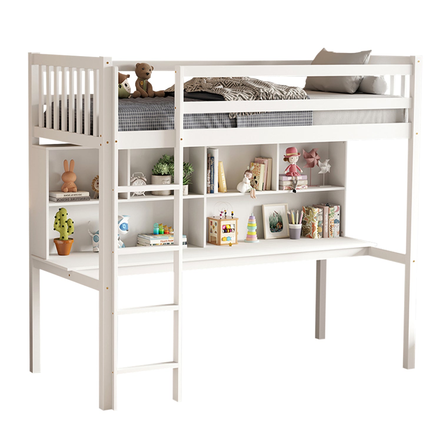 Легло MONTESSORI -бял цвят 90x190cm