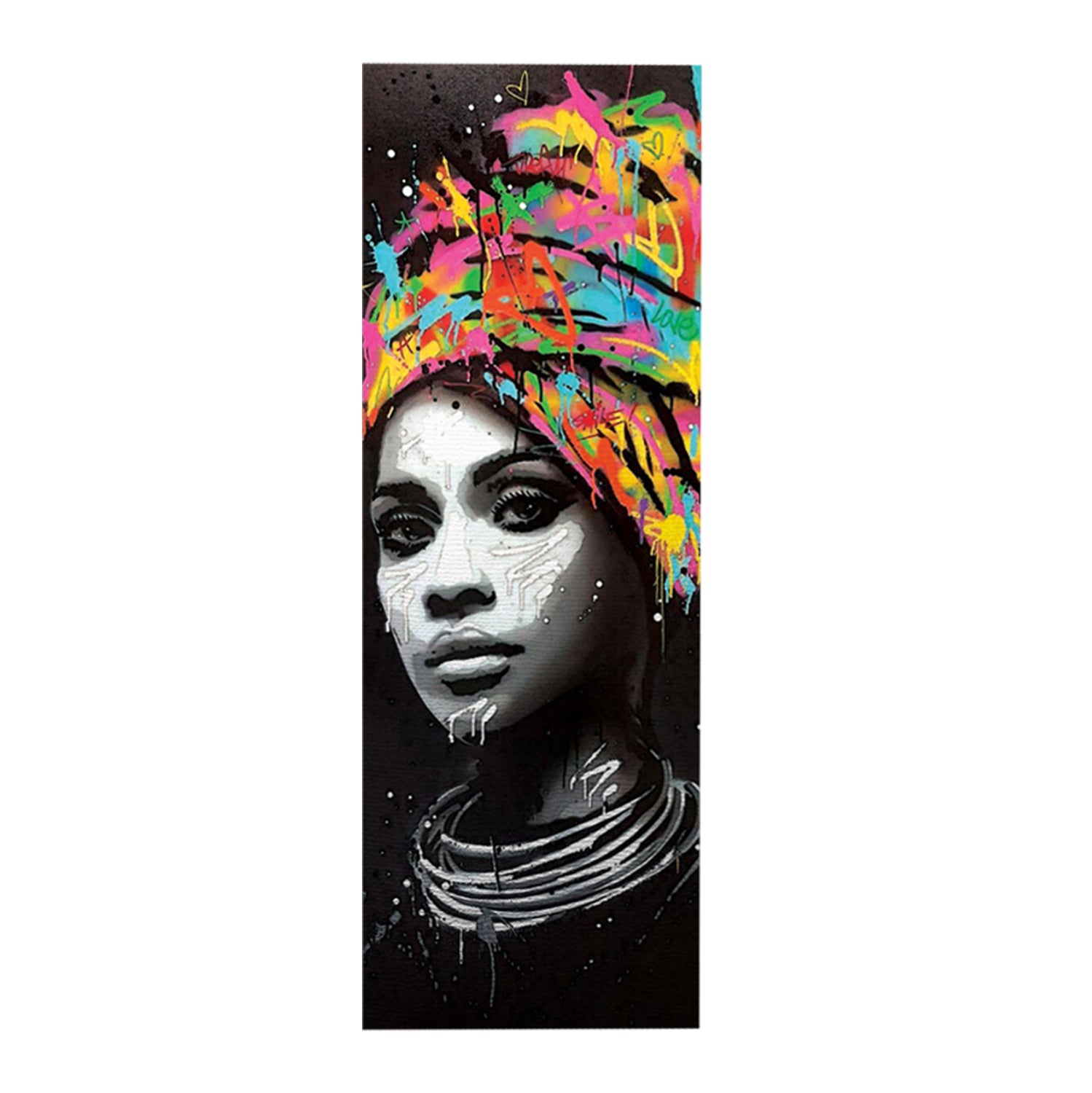 Картина момиче с тюрбан 80X3X30