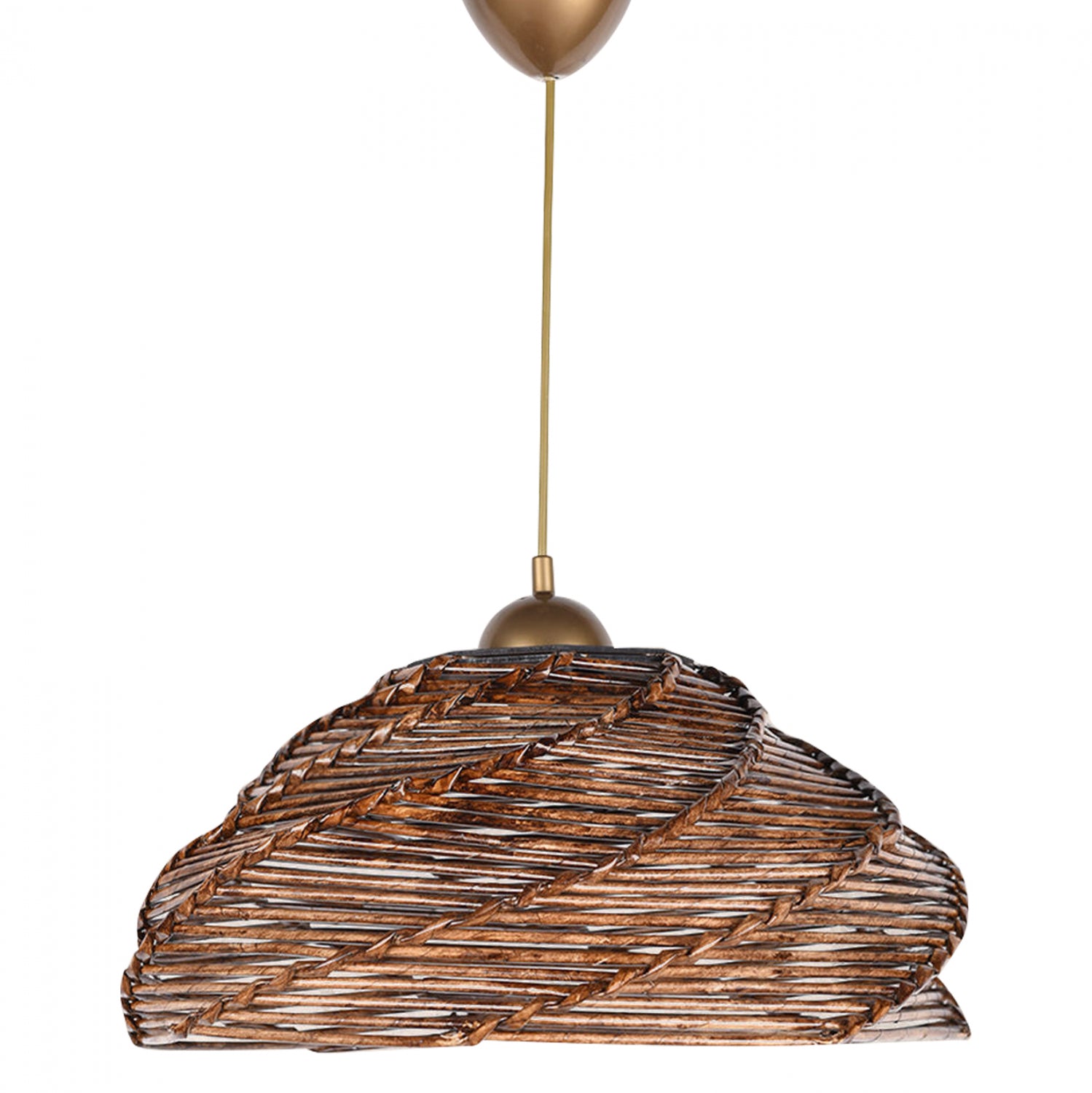 Таванна лампа 7365 орех цвят 36x36x65см