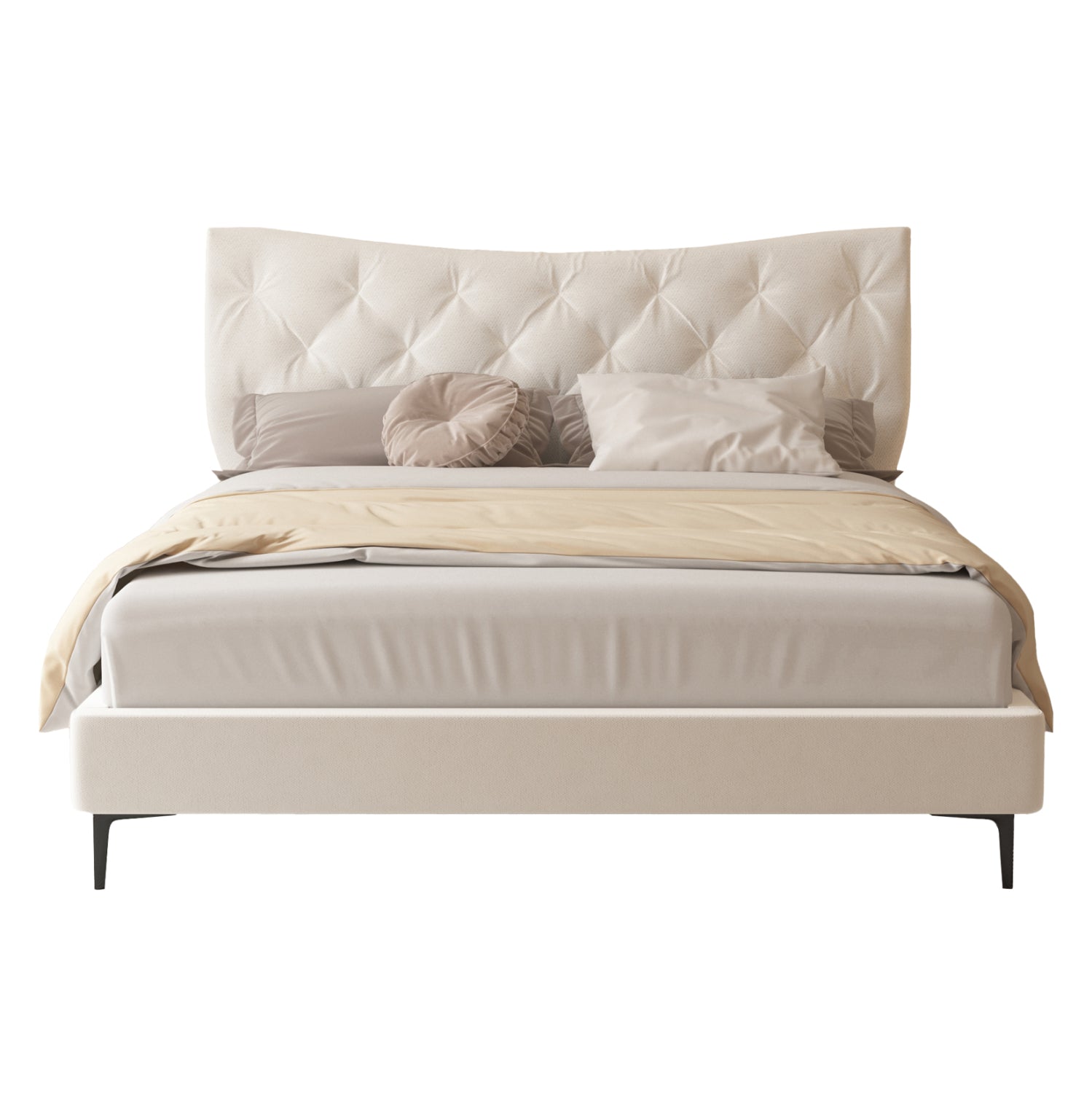 Легло JILL бежов цвят 160x200