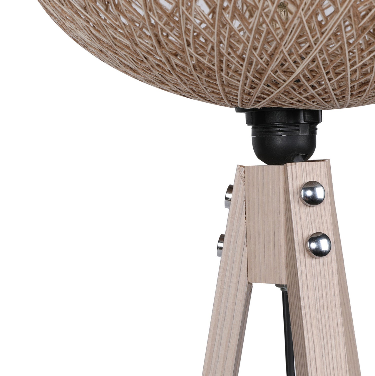 Подова лампа 7376 бежов-екрю цвят Φ38x145см