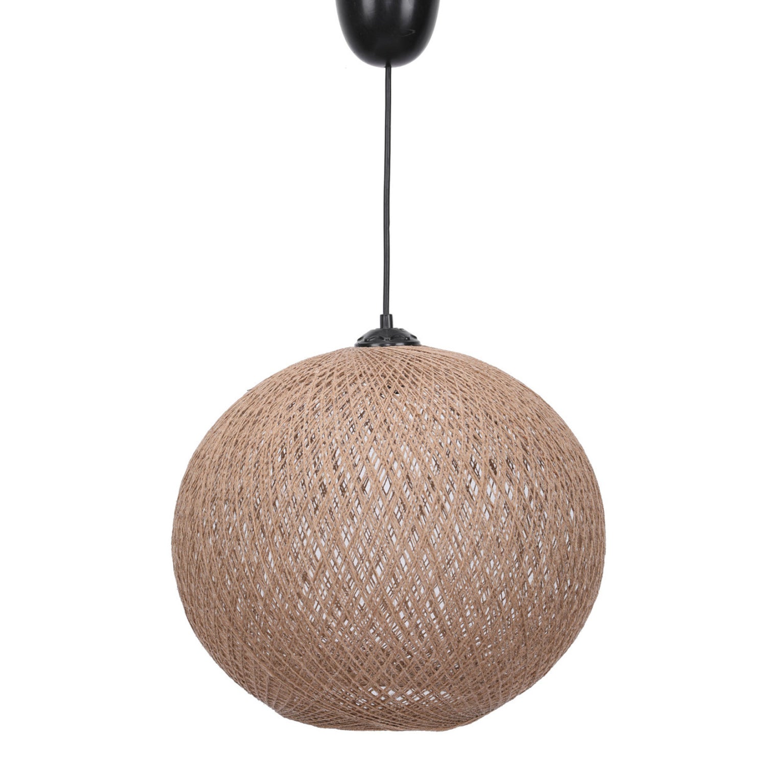 Бежов плафон въже ф38x70см.