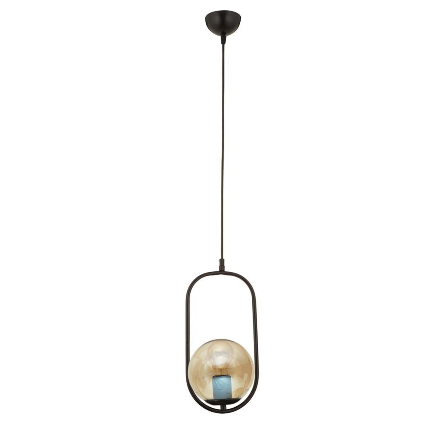 Таванна лампа Ерика-черен-цвят17x80 см