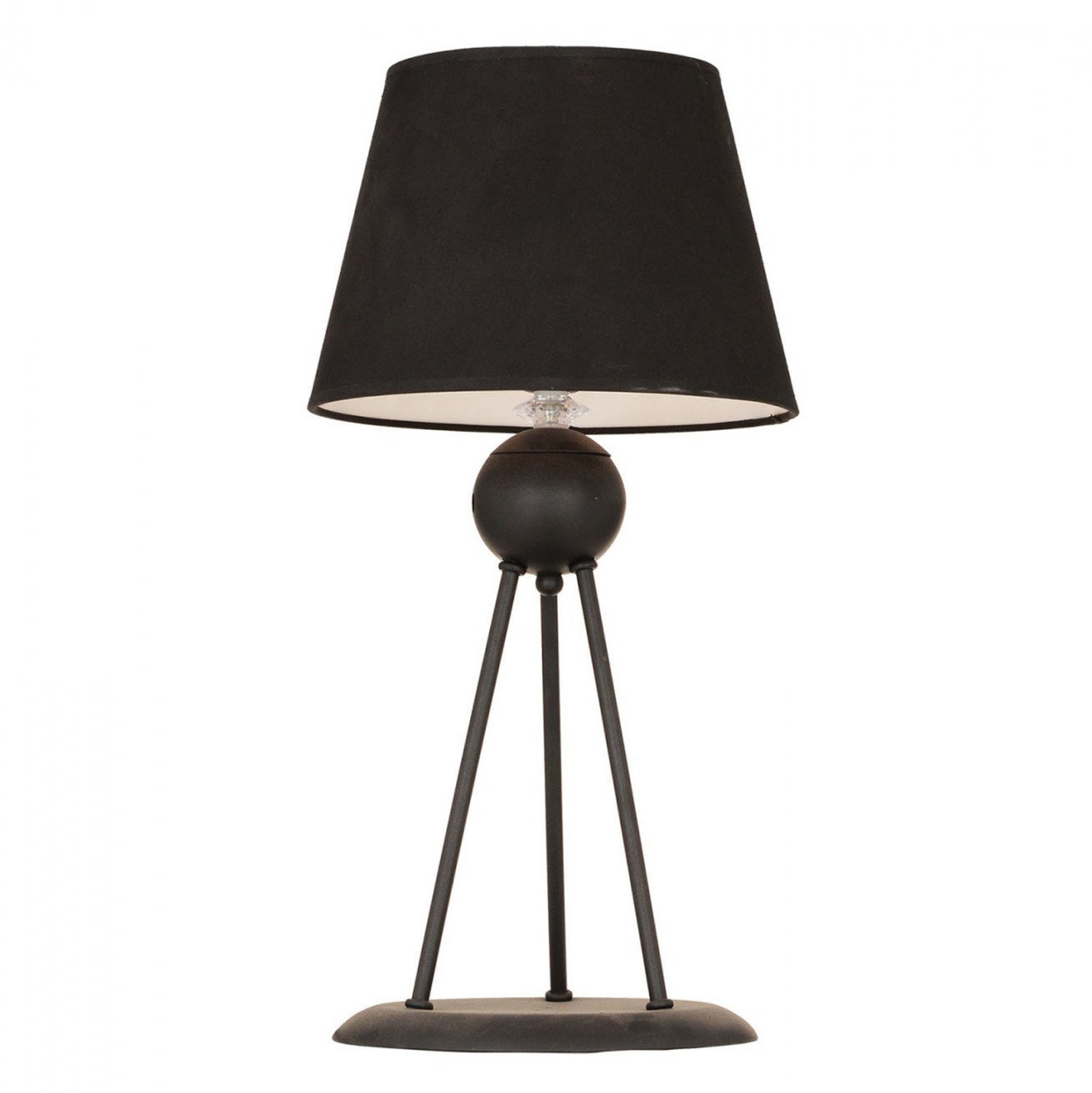 Настолна лампа 7396 черен цвят 21x53cм