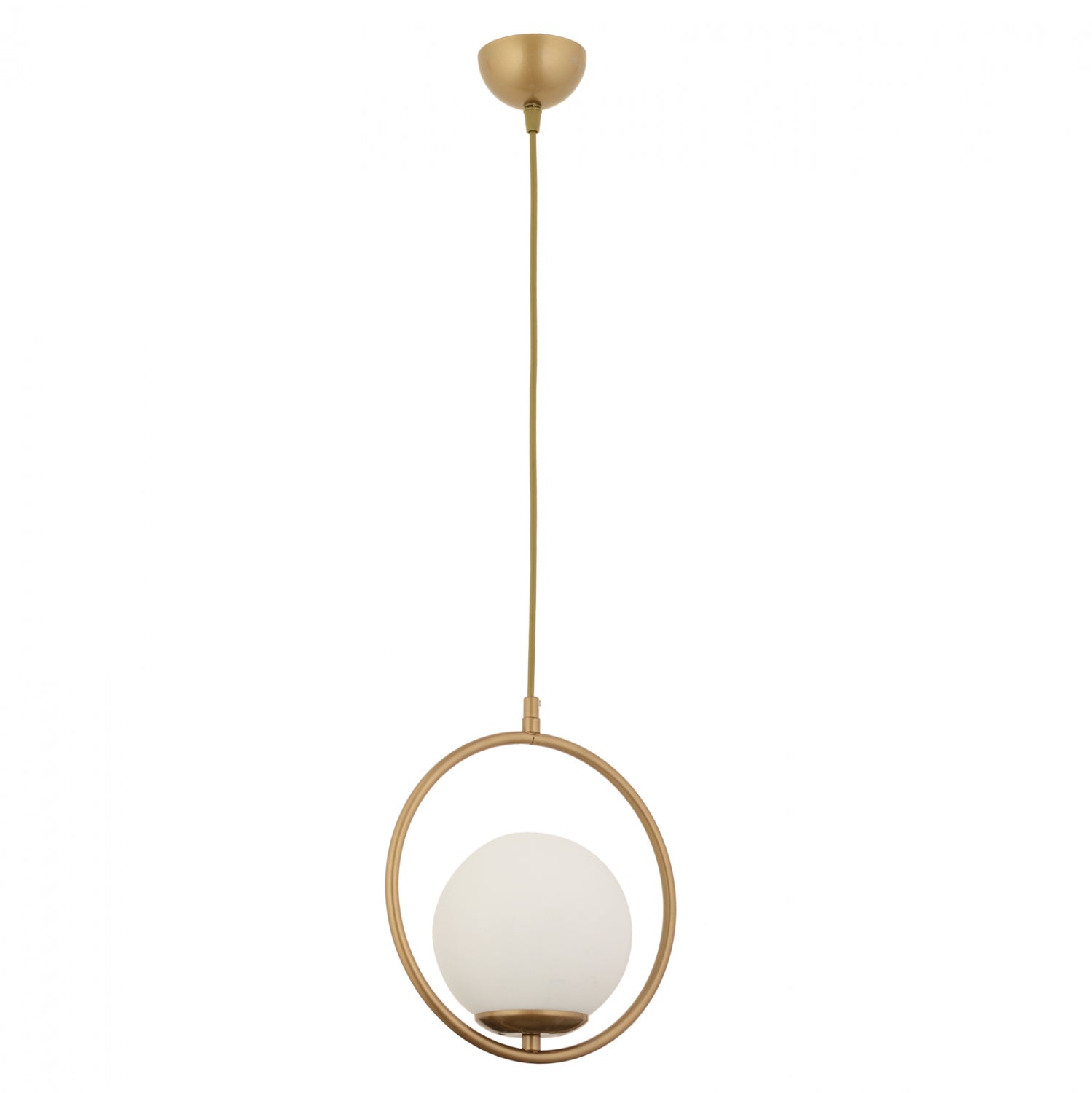 Таванна лампа Ева златист цвят  25x27см