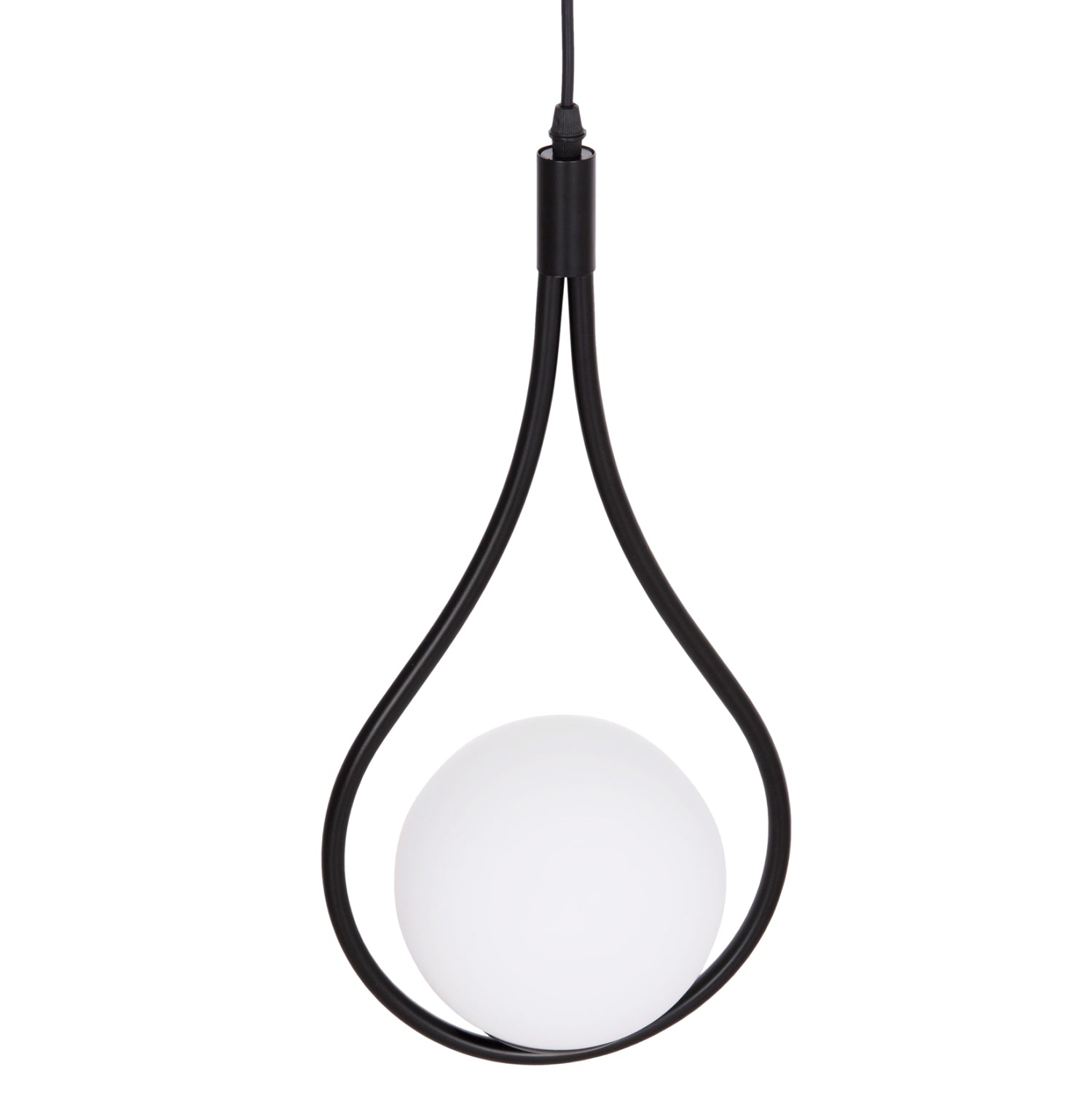 Таванна лампа DROPLET черен цвят 23.5x12x147см