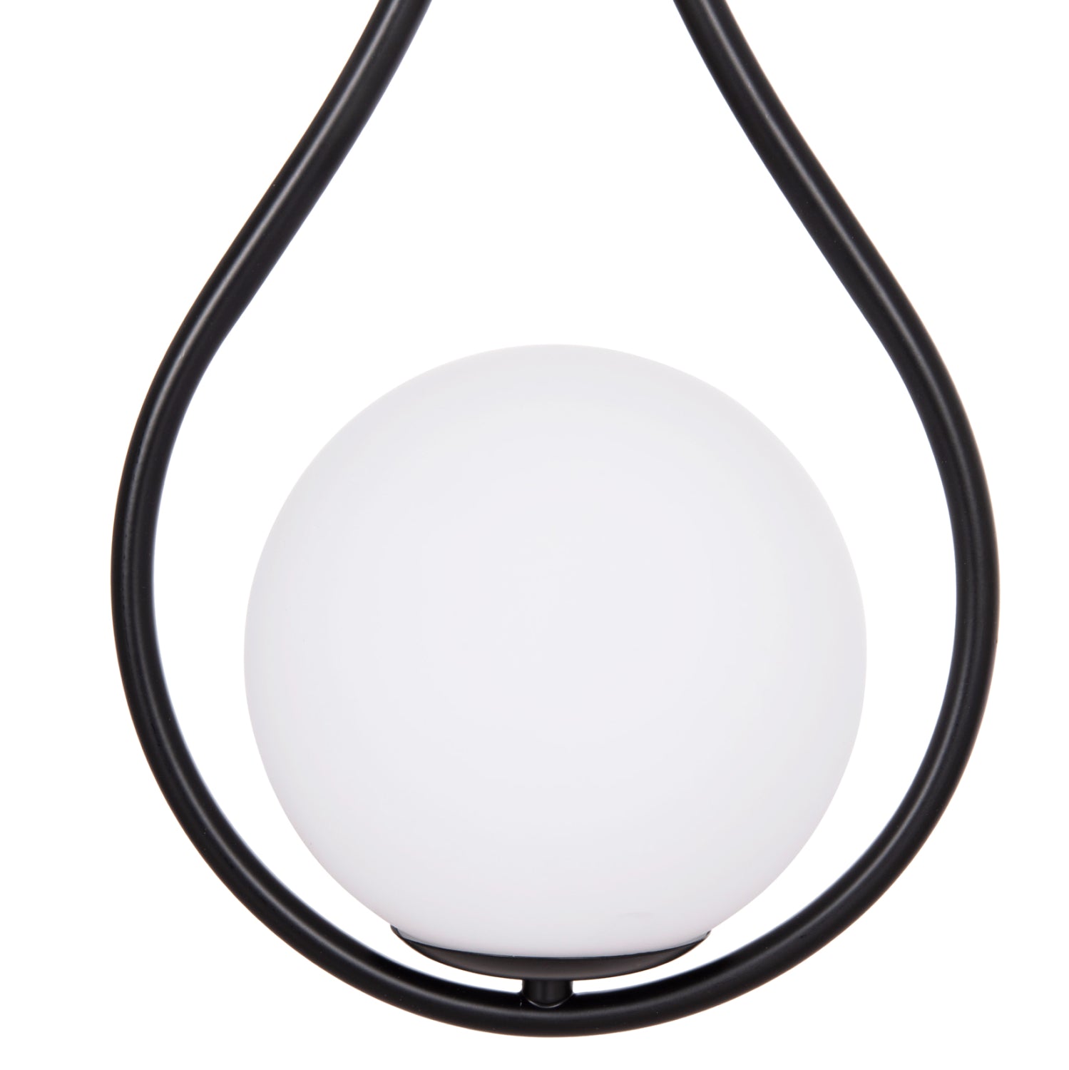 Таванна лампа DROPLET черен цвят 23.5x12x147см