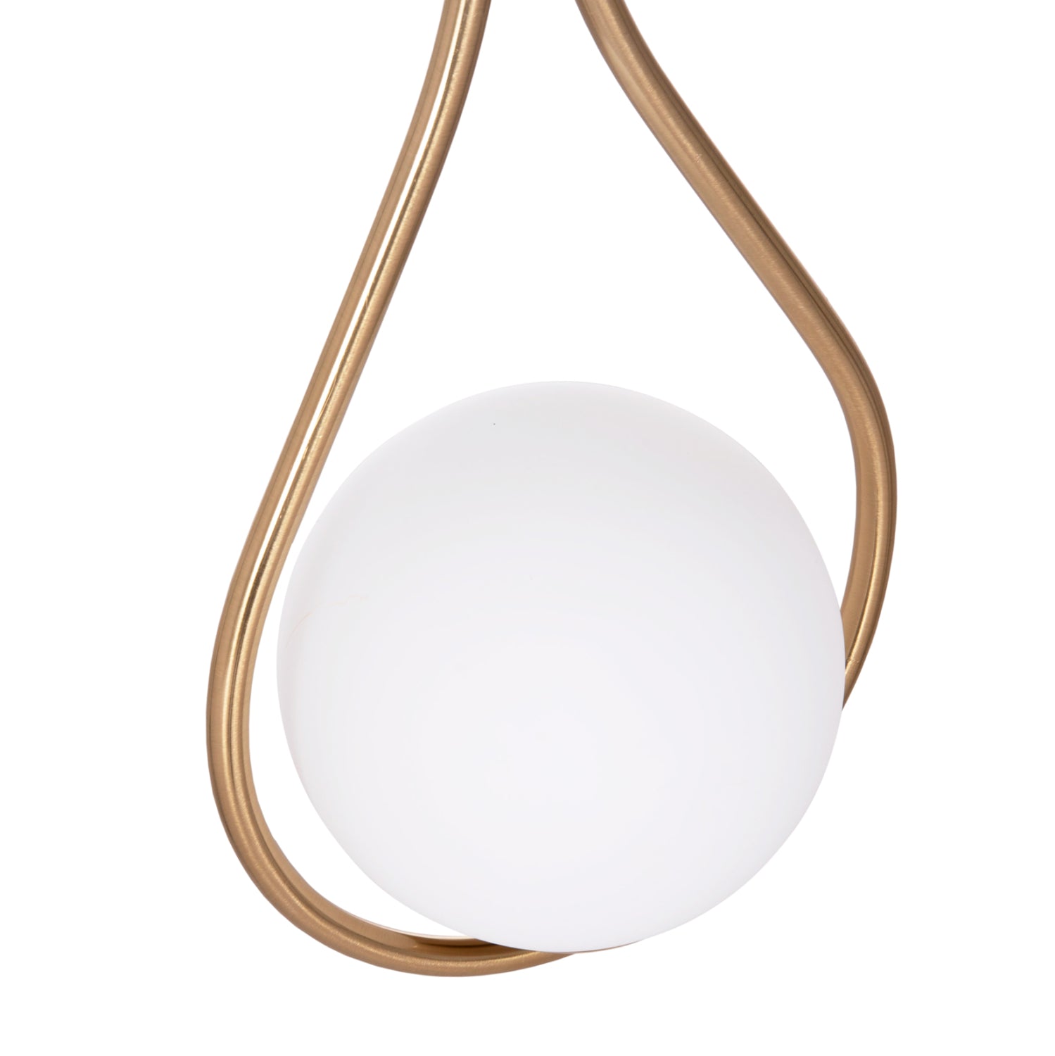 Таванна лампа Droplet златист-бял цвят 23.5x12x147см