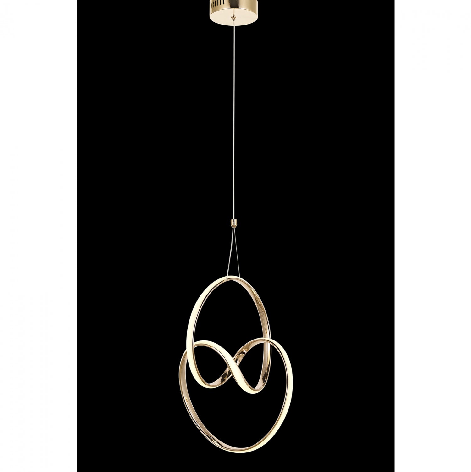 Таванна лампа Led златист цвят 30x30x70 см