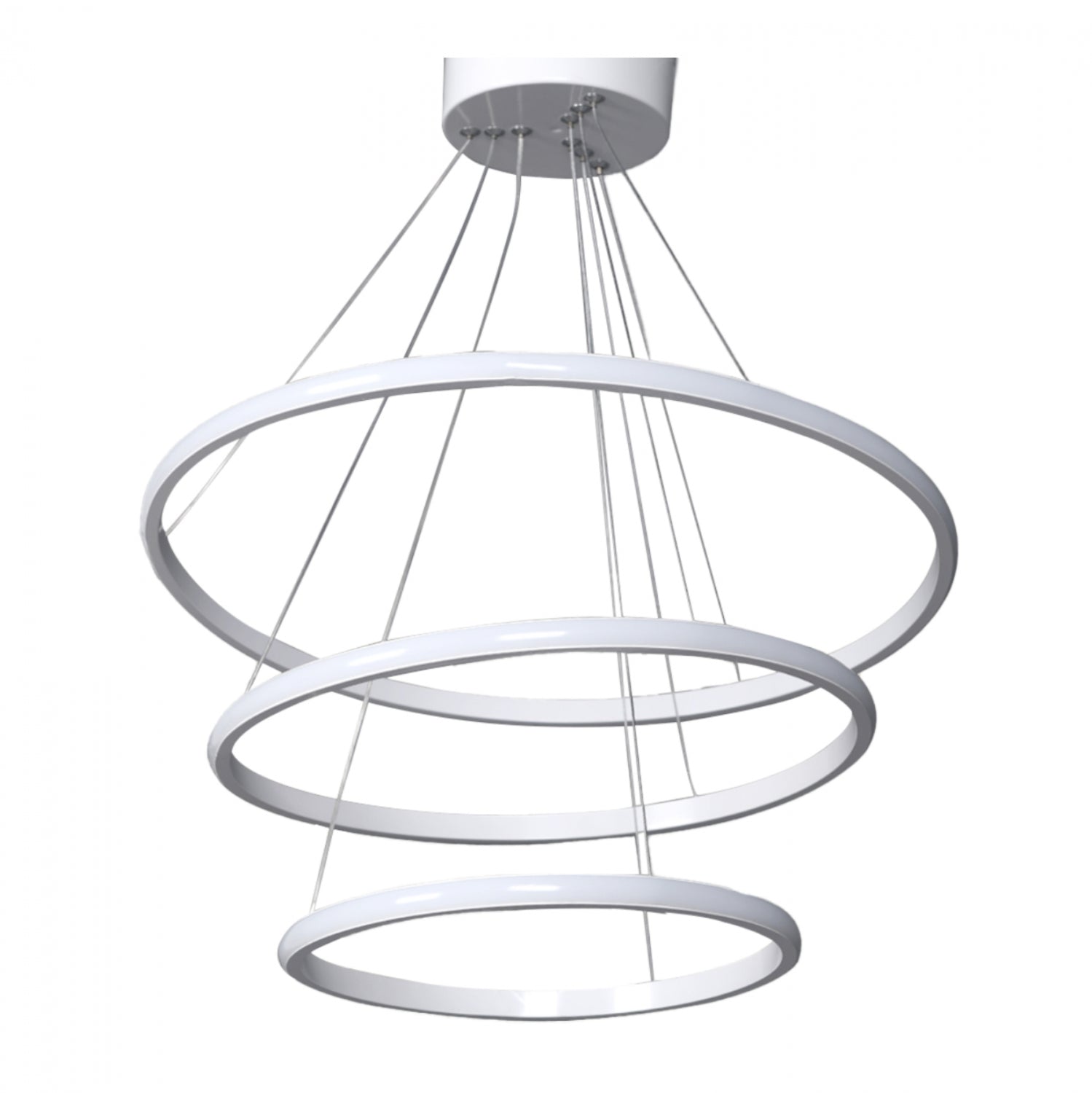 Тавана лампа 7510 Led бял 30x28x55 см