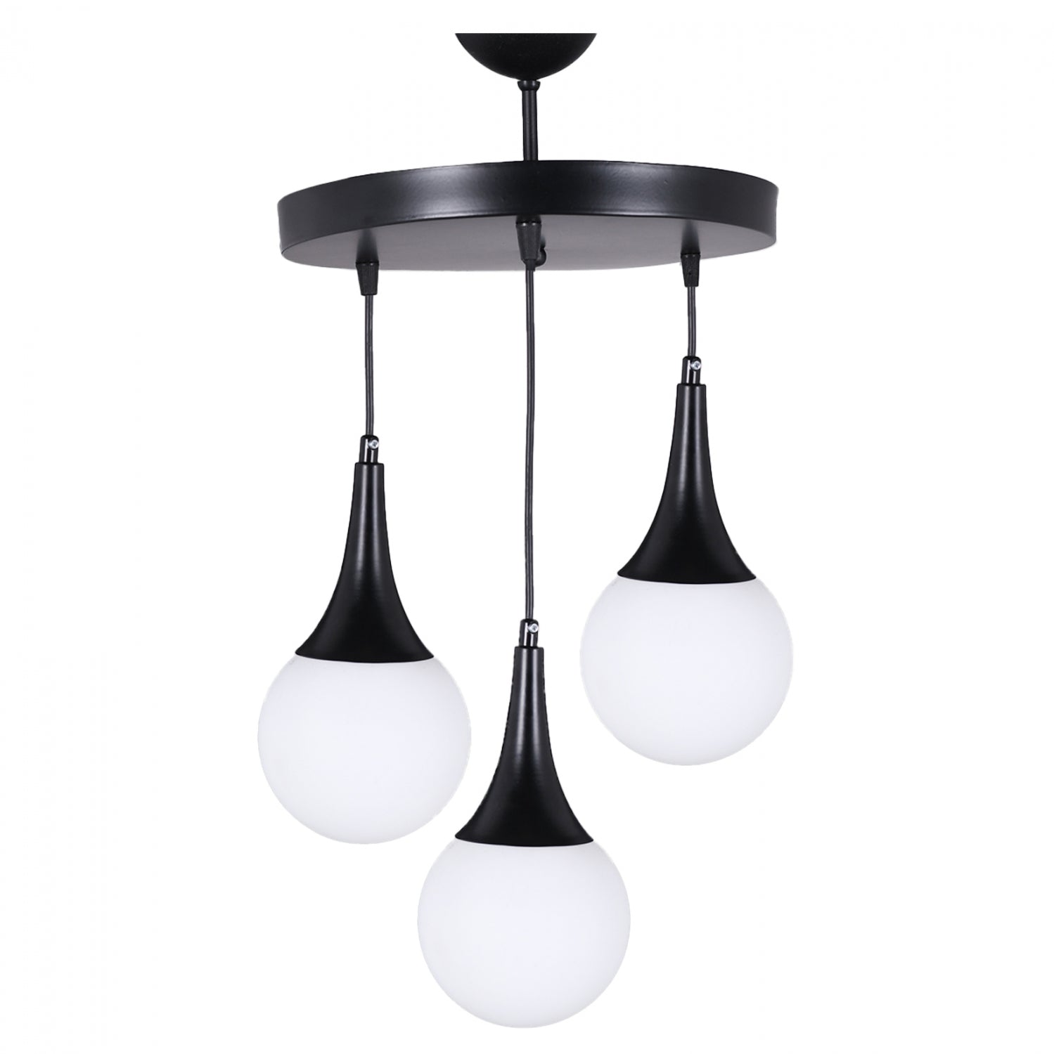 Таванна лампа 7516 черен цвят 30x75 см