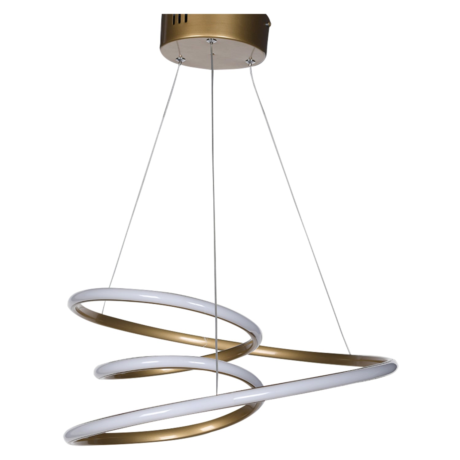 Таванна лампа Led цвят бял-златист  52x66 см