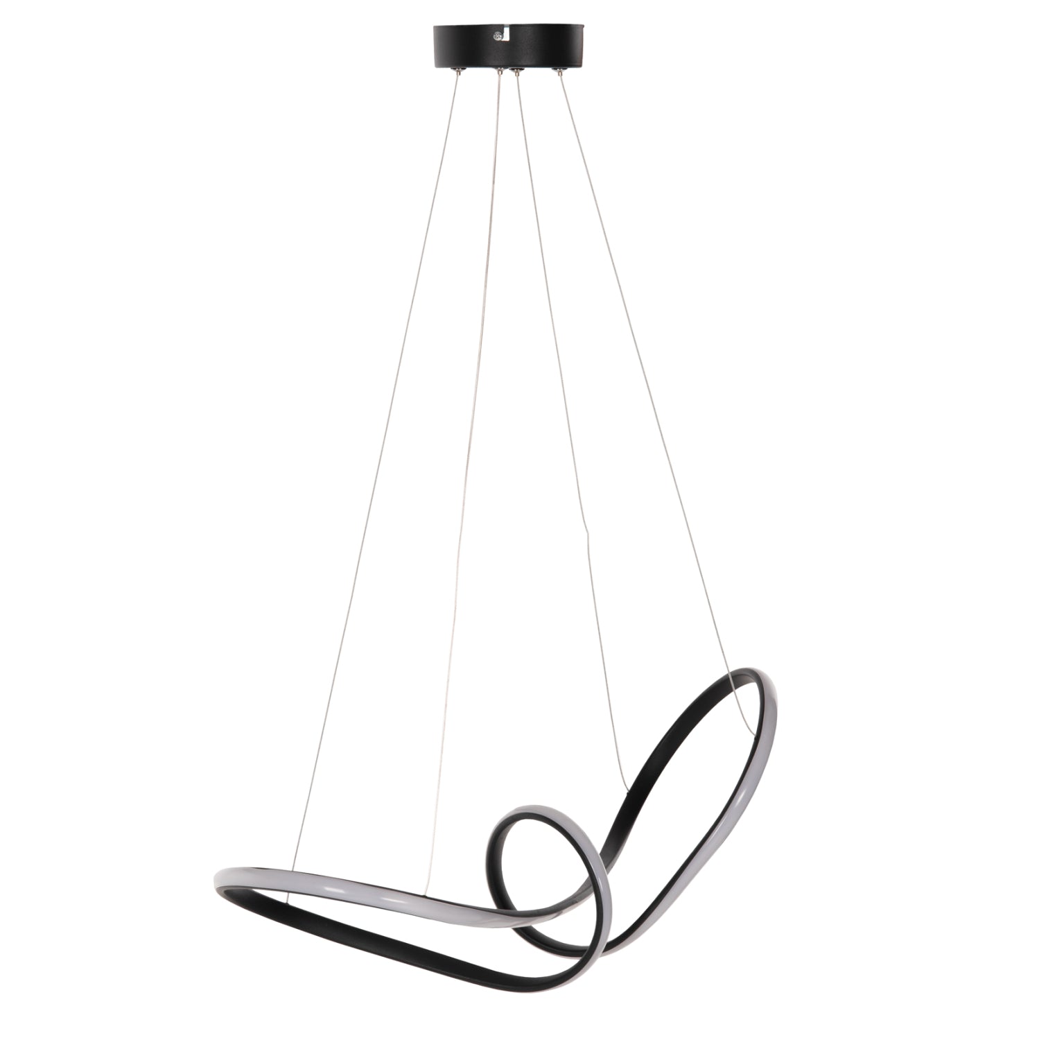 Таванна лампа LED 7522/ черен цвят  52x28x66в см