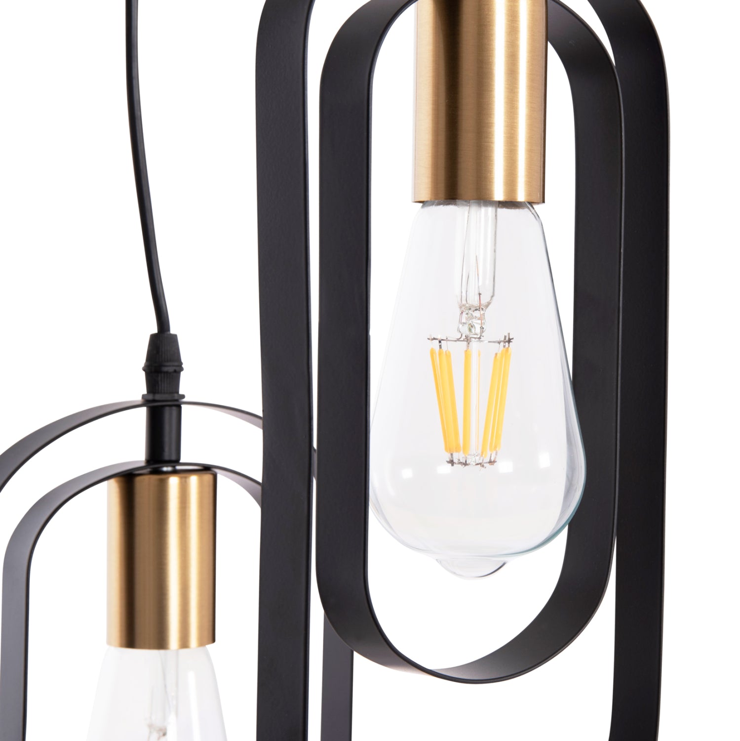 Таванна лампа BIUT черен цвят Ф23x139см