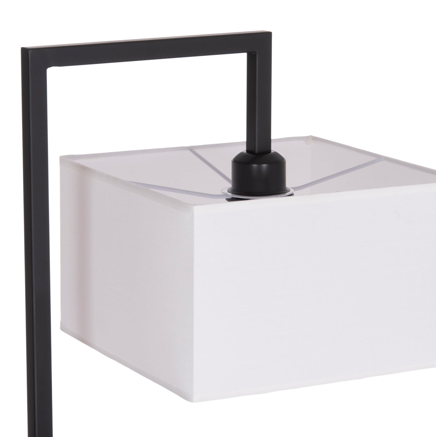 Подова лампа BRANS черен-бял цвят 25x33x170 см