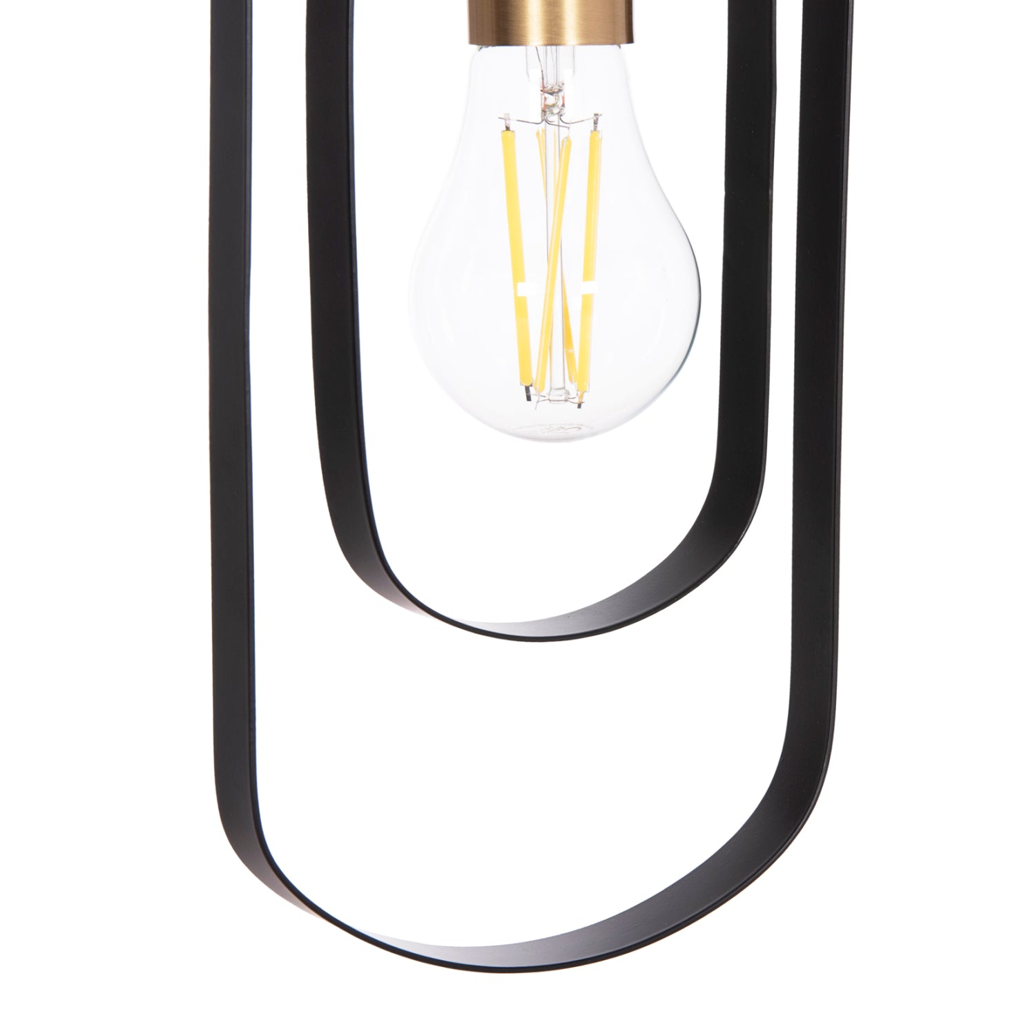 Таванна лампа BIUT черен-златист цвят 15.5x4x130см