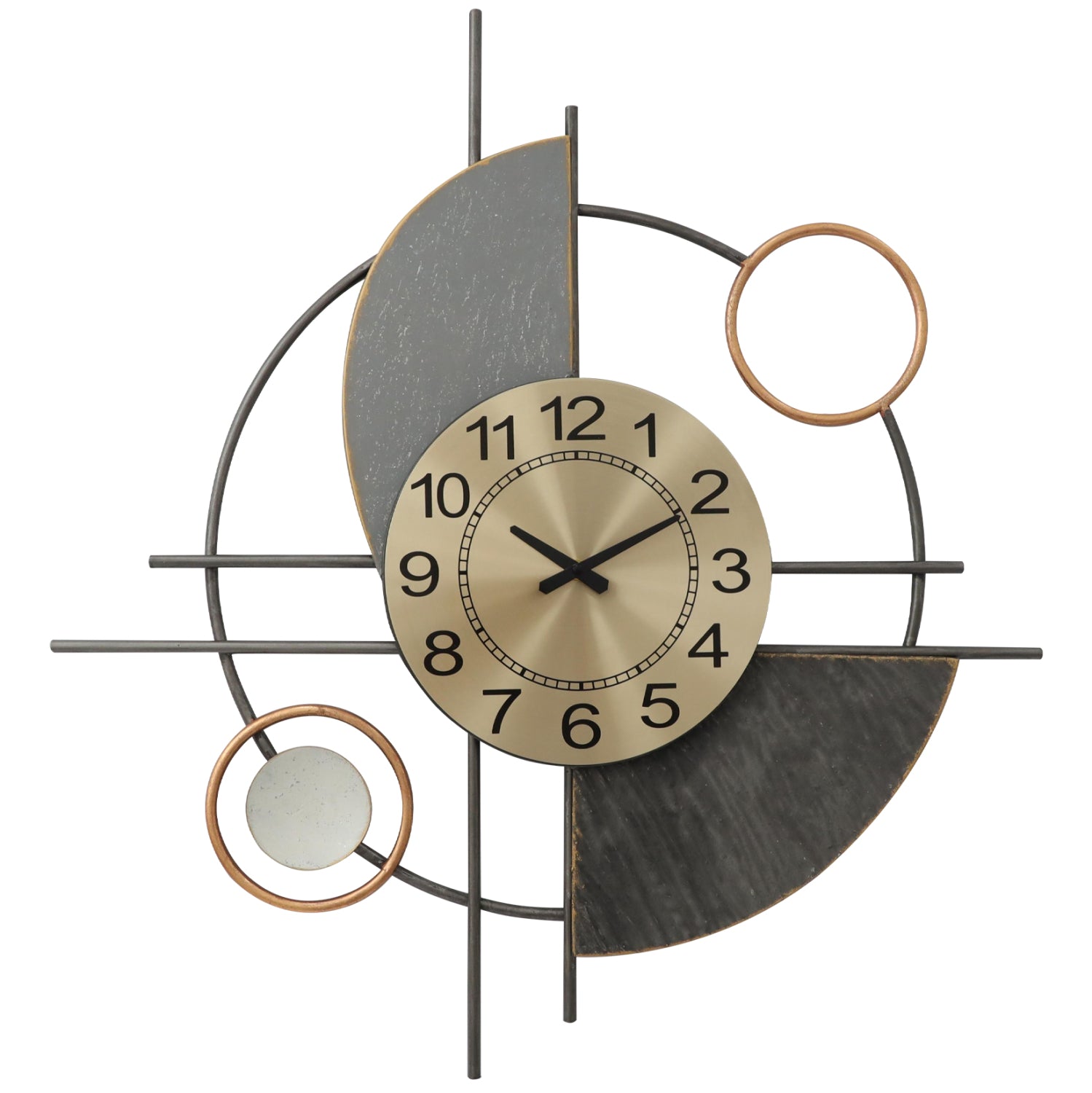 Метален стенен часовник 62.9x67.9x5.1