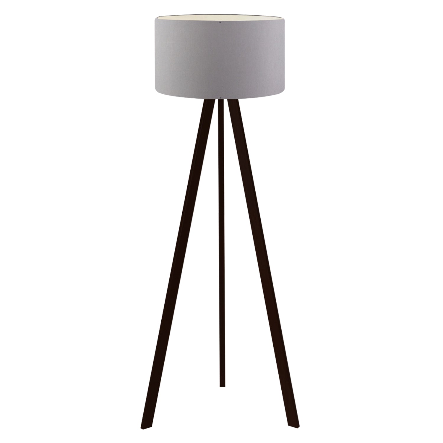 Подова лампа Манди цвят черен-сив Φ38x140 см.