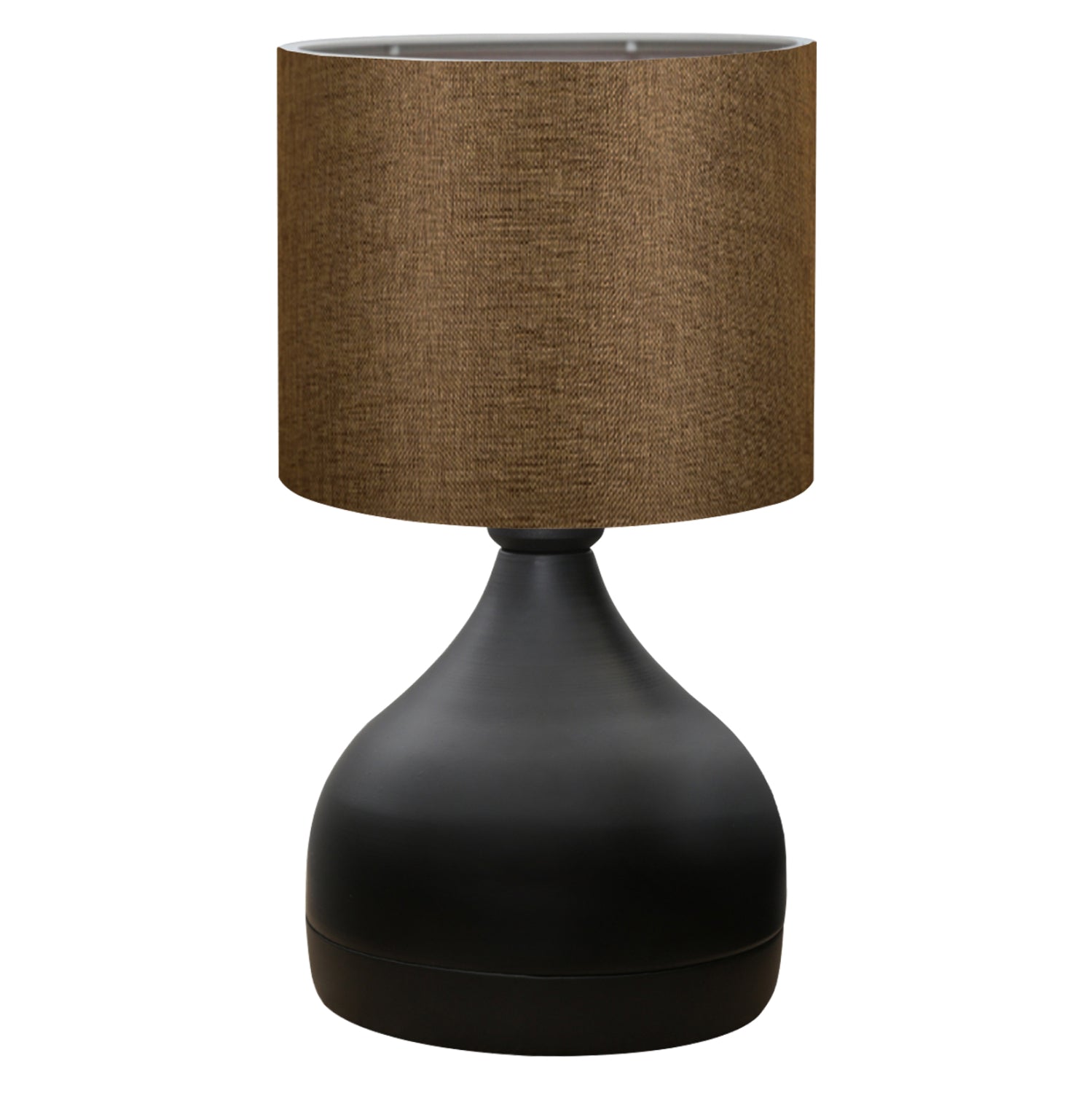 Кафява настолна лампа φ18.5x45hcm