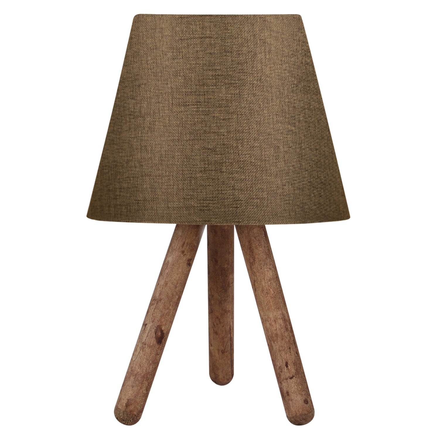 Кафява настолна лампа