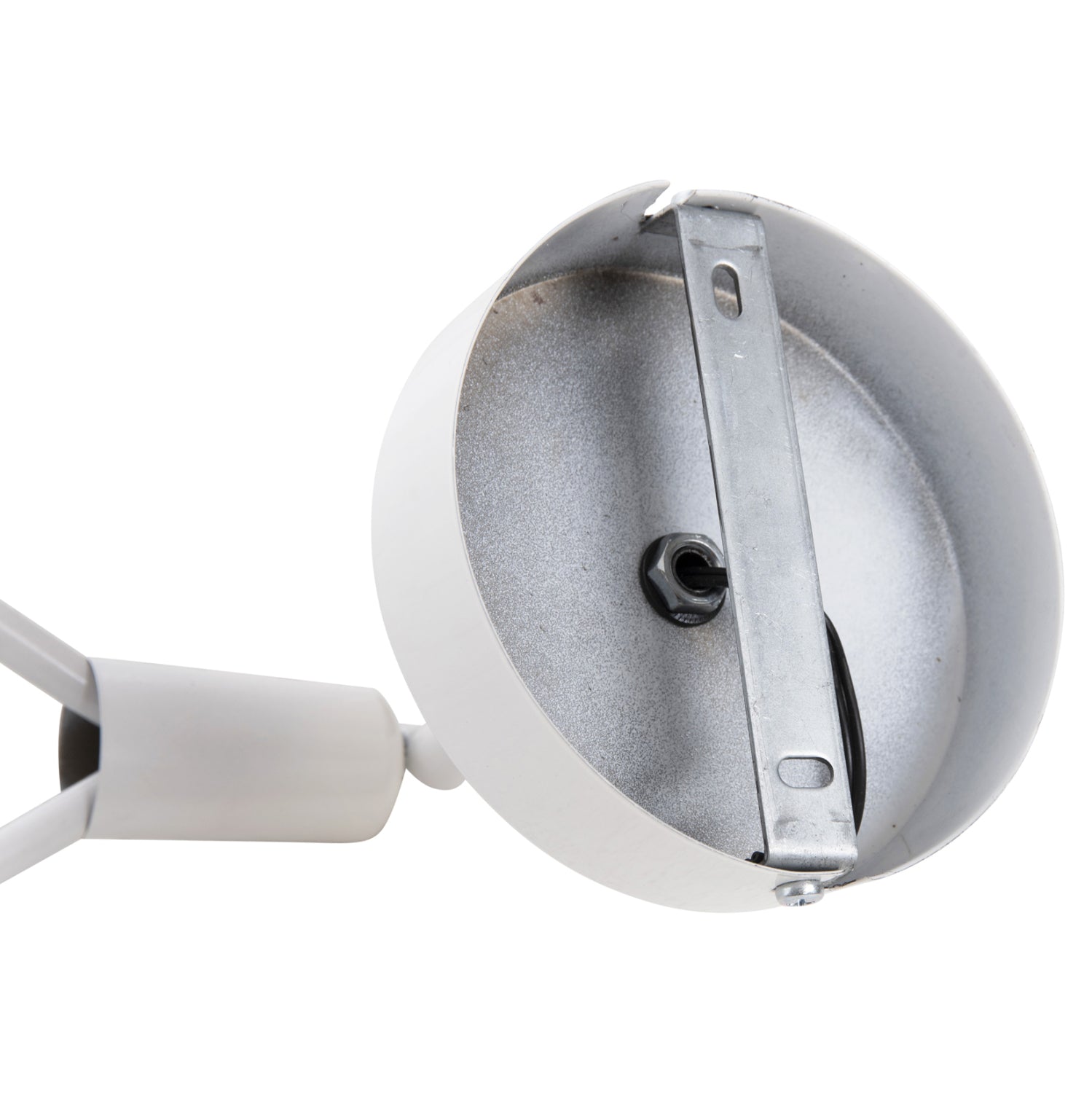 Натолна лампа 7640 бял цвят 22x20x43см