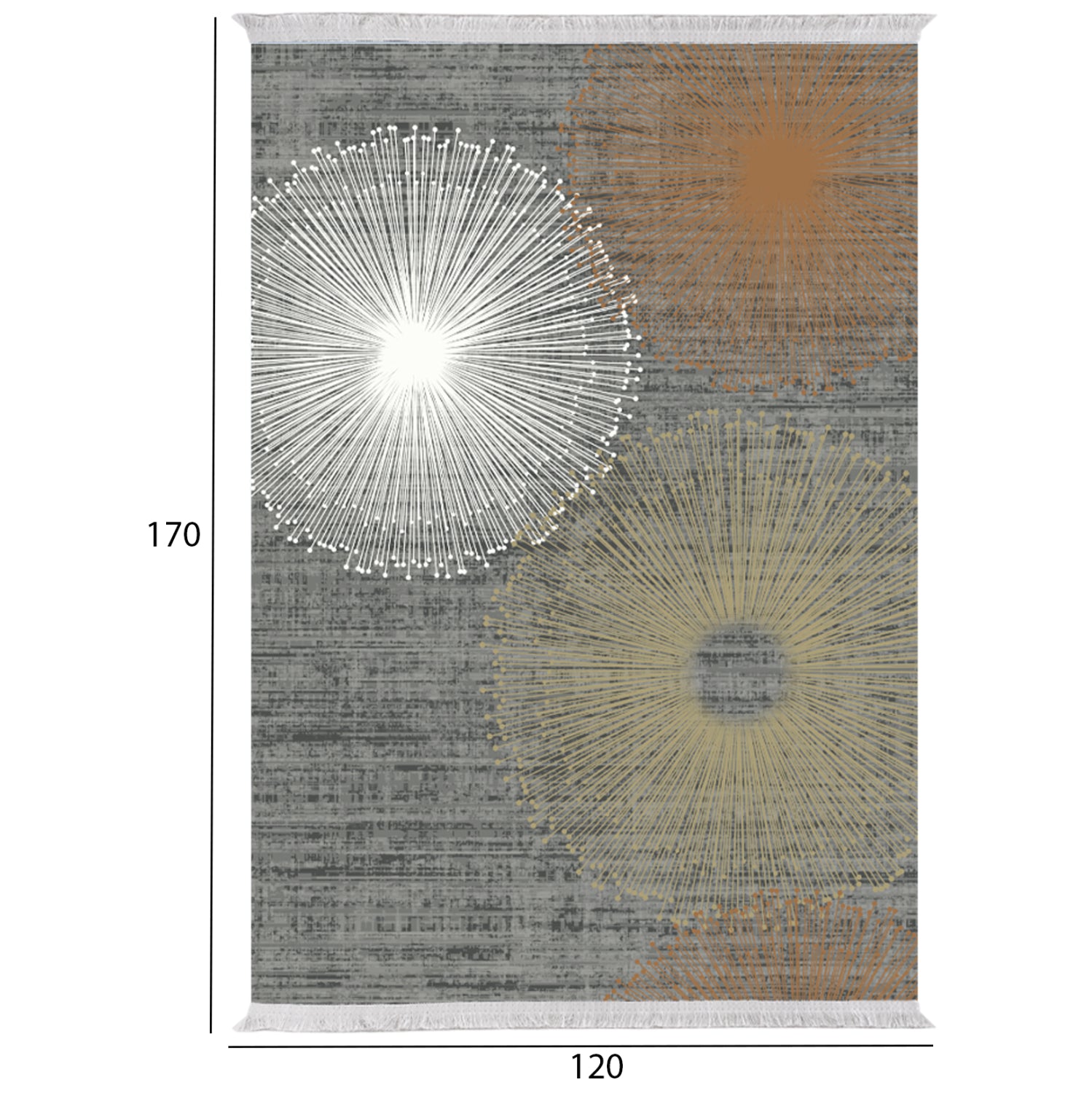 Килим 120х170 -многоцветен
