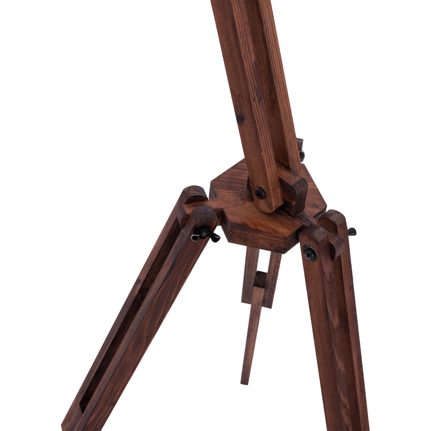 Подова лампа Крейн кафяв-бежов цвят 54x54x170см