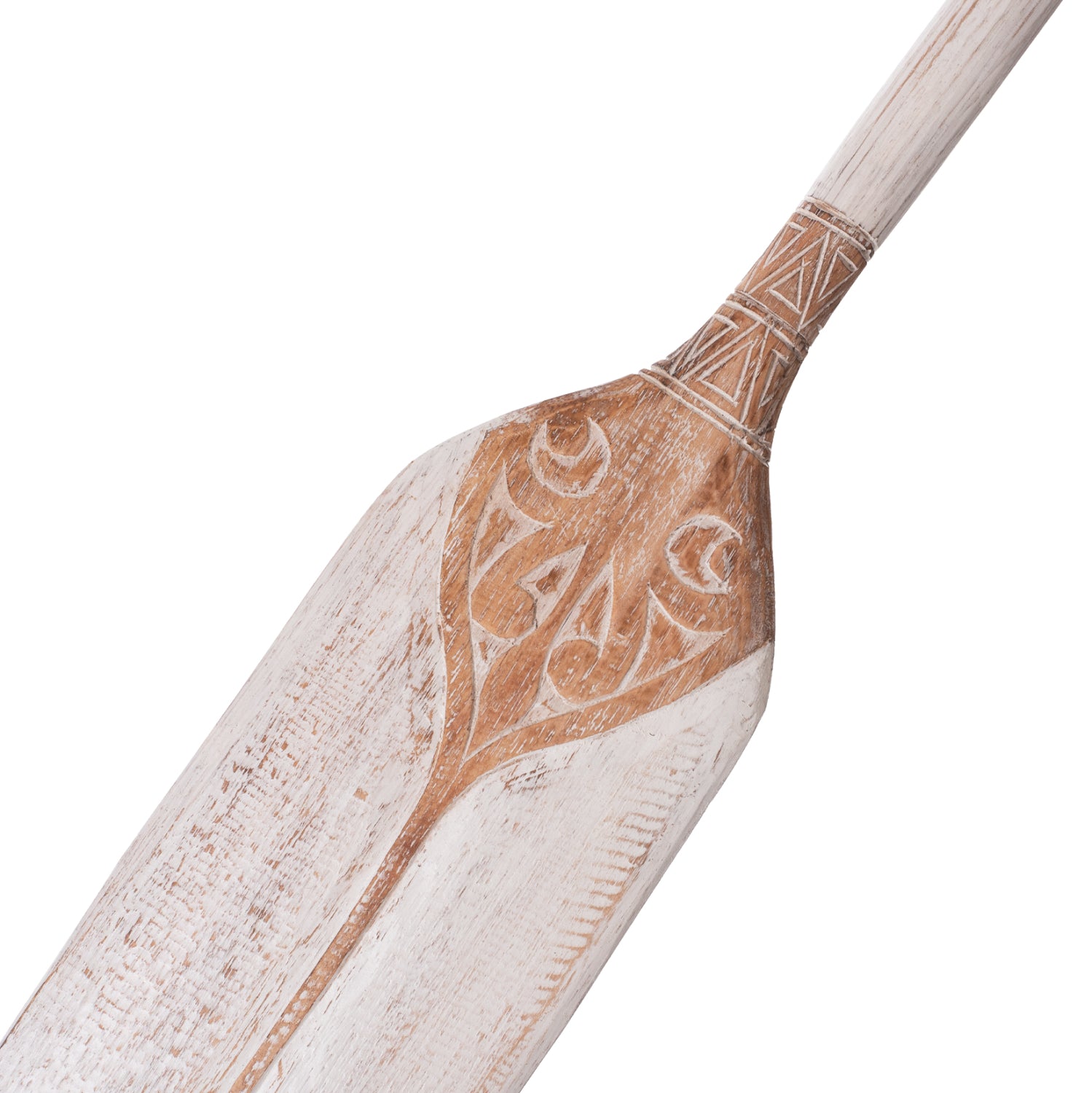 Декоративна дръжка бял цвят 16,5x100 дърво албазия