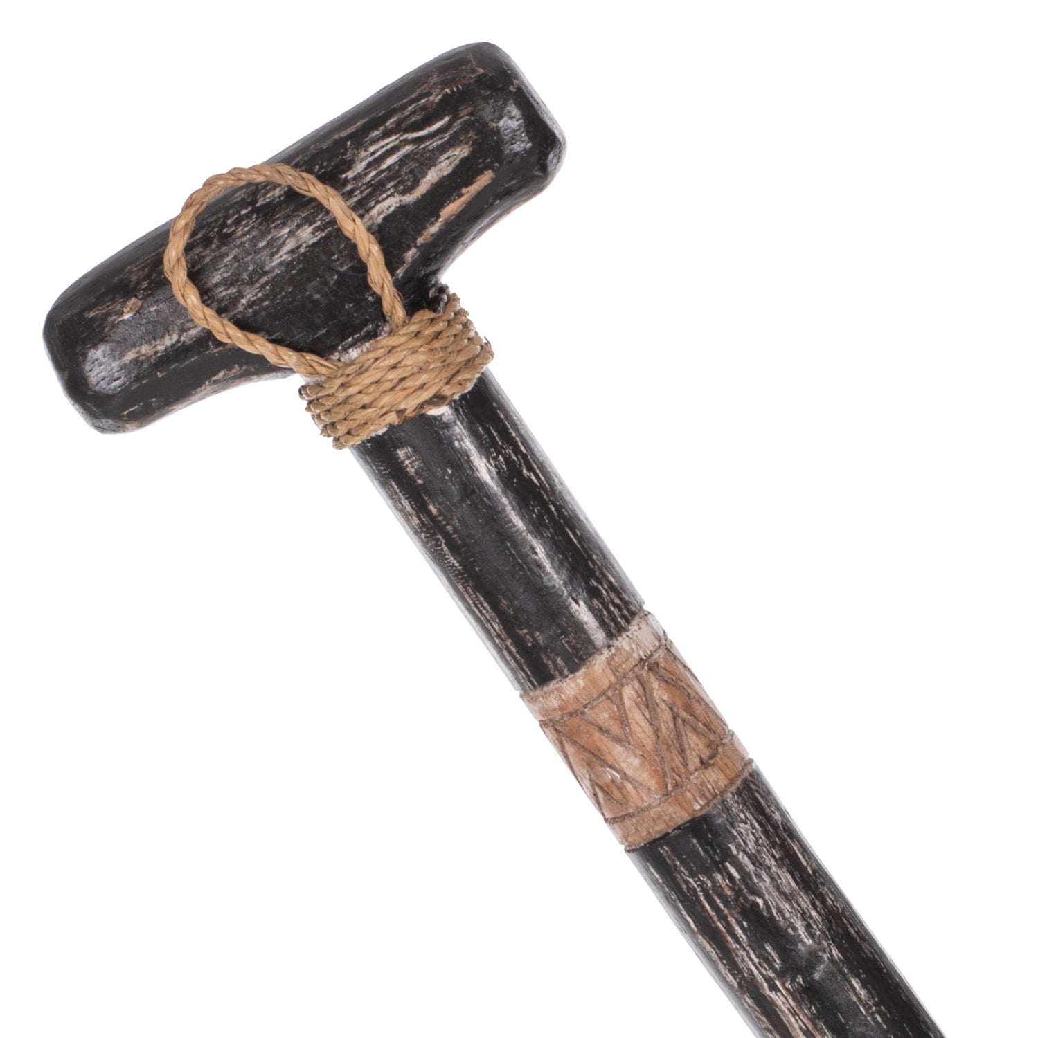 Декорация гребло за стена черен цвят/дърво албазия 16,5x100