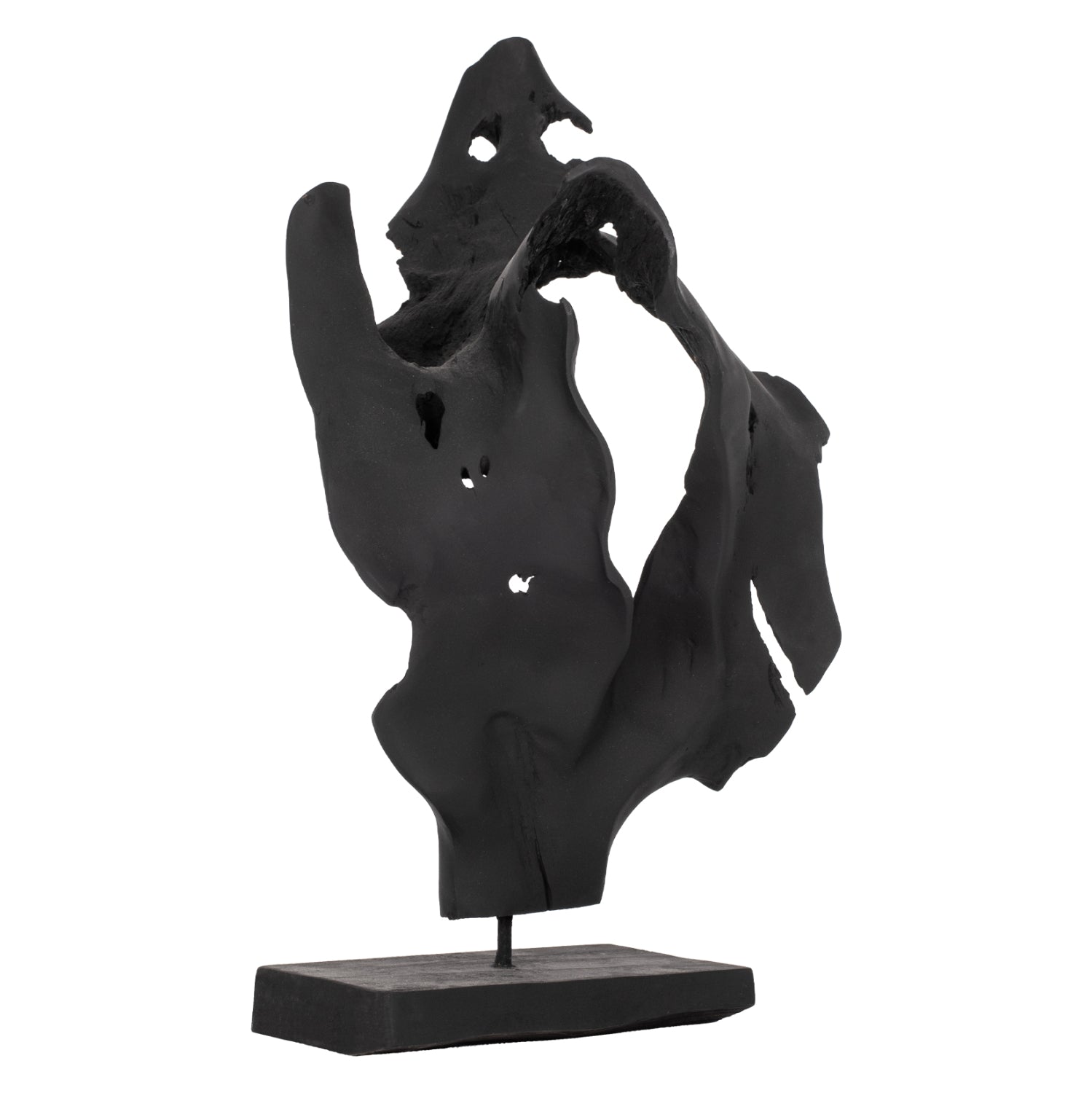 Декорация черен цвят тиково дърво 26Χ16Χ70