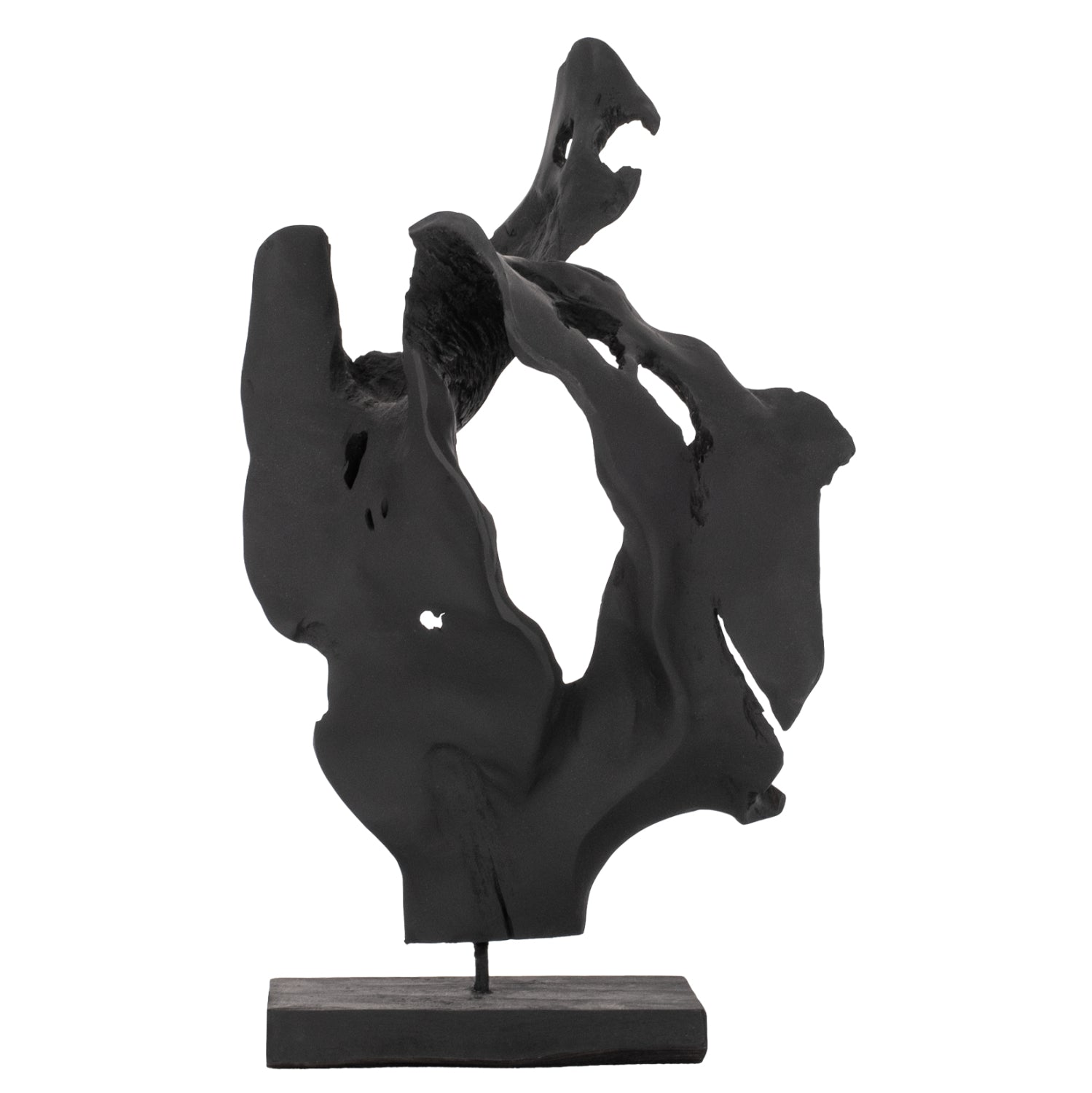 Декорация черен цвят тиково дърво 26Χ16Χ70