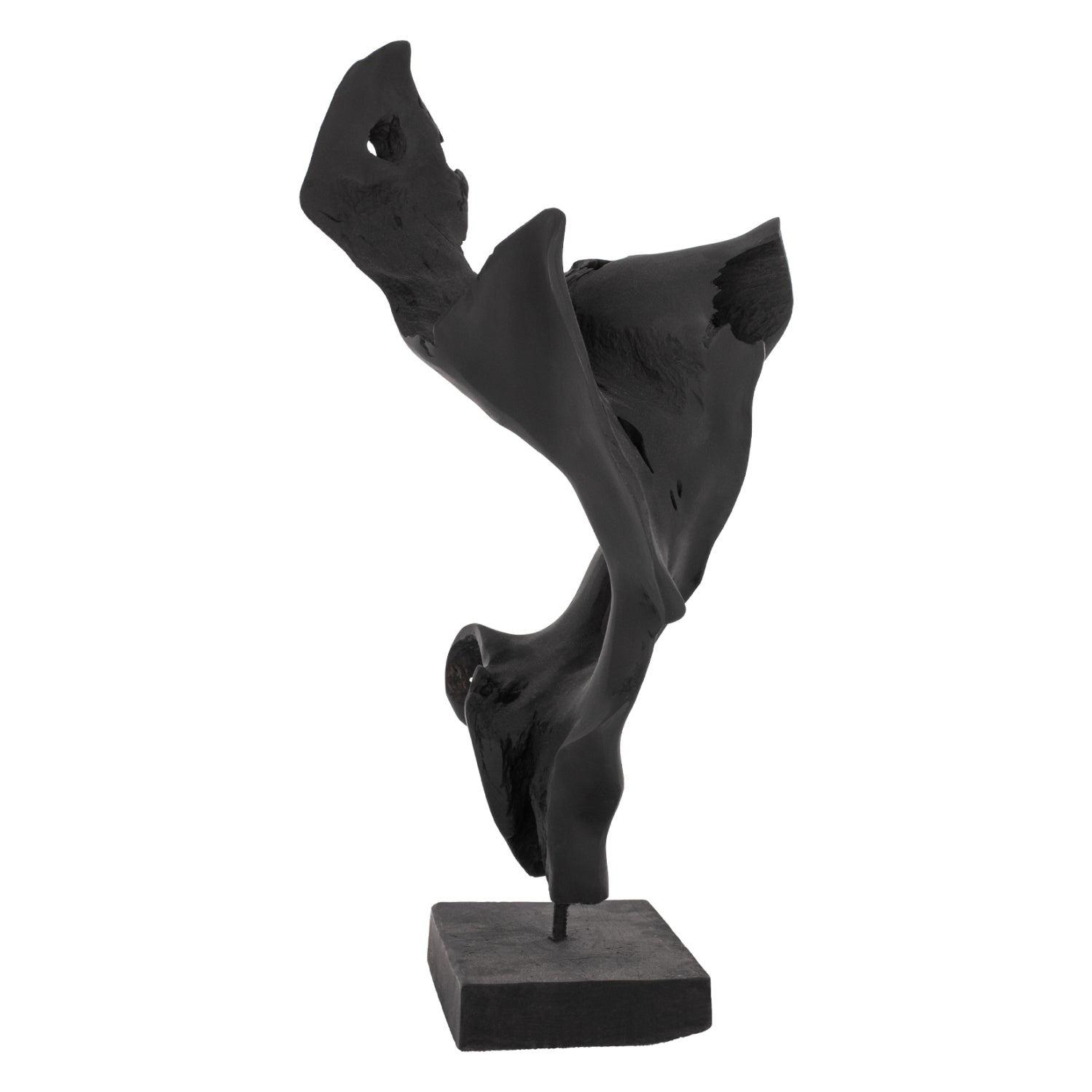 Декорация черен цвят тиково дърво 26Χ16Χ70