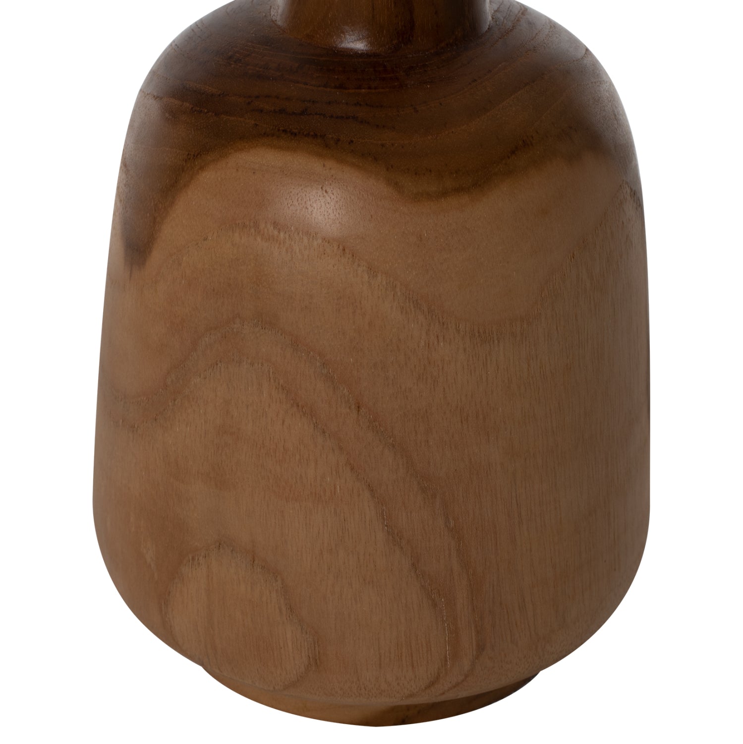 Декоративни бутилки комплект 3 броя тиково дърво