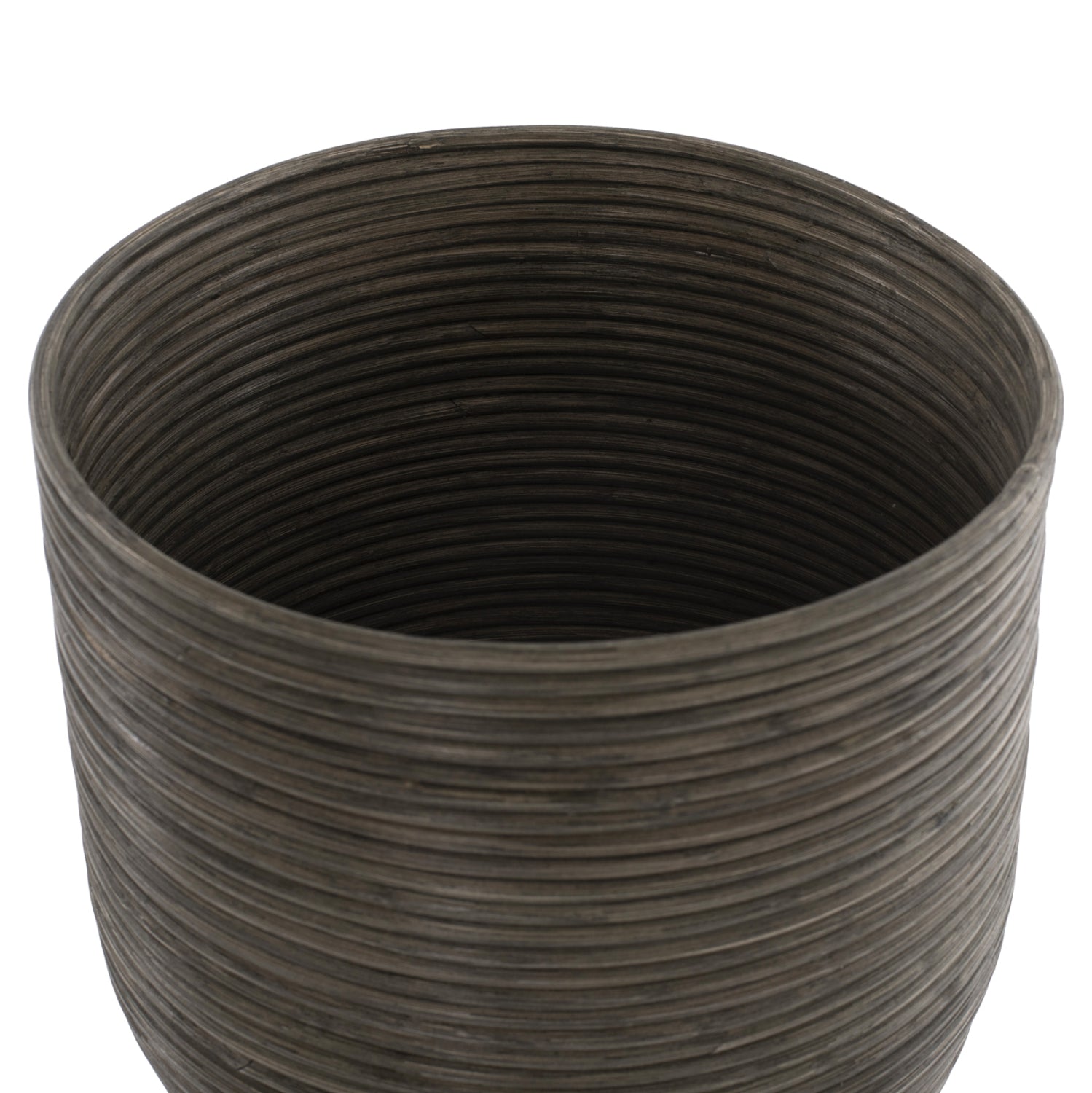 Саксия BAMBOO цвят натурал-зелен 36Χ35Χ95