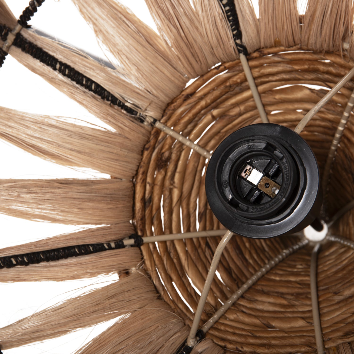 Таванна лампа 7760 естествен цвят Φ52x48-120см