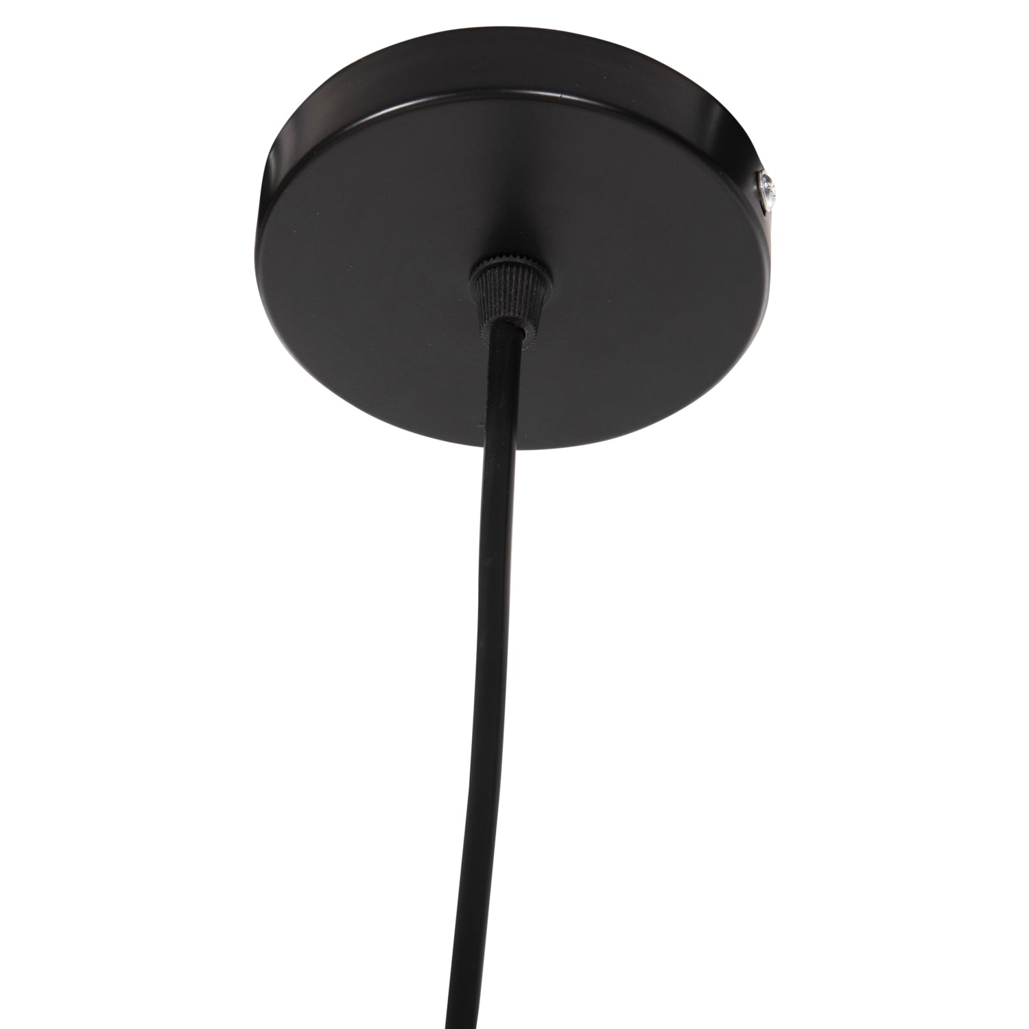 Таванна лампа 7761 естествен-черен цвят Φ52x52-120см