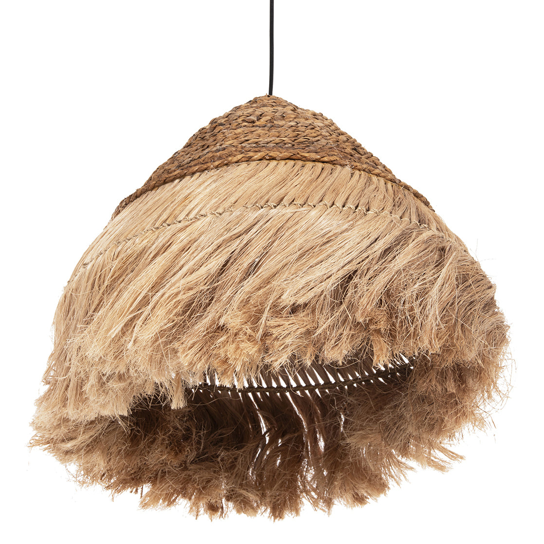 Таванна лампа 7762 естествен цвят Φ50x35-120см