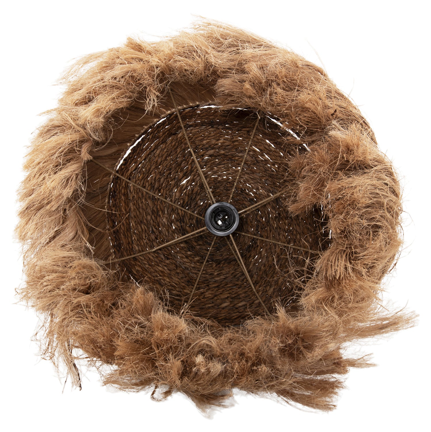 Таванна лампа 7762 естествен цвят Φ50x35-120см