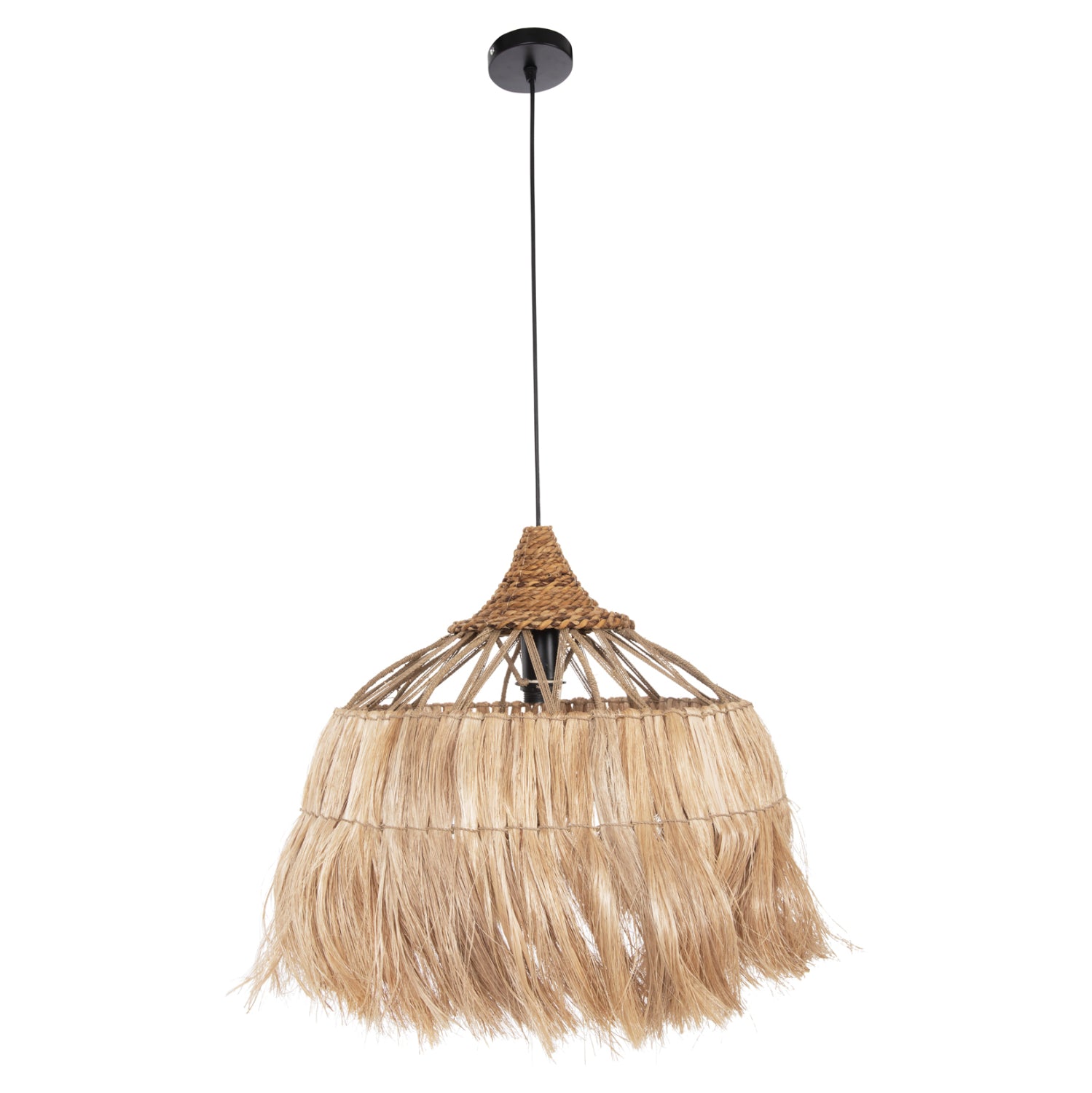 Таванна лампа 7764 естествен цвят Φ52x52-120см