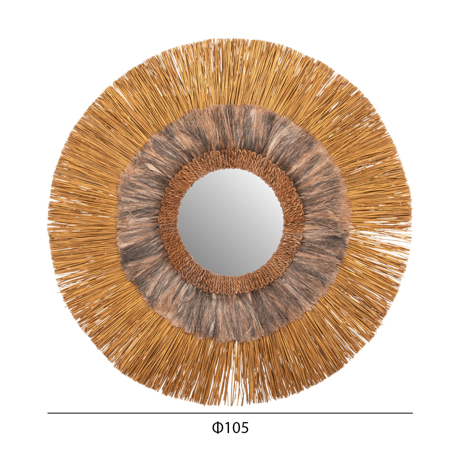 Огледало MENDONG абака φ105 -натурал