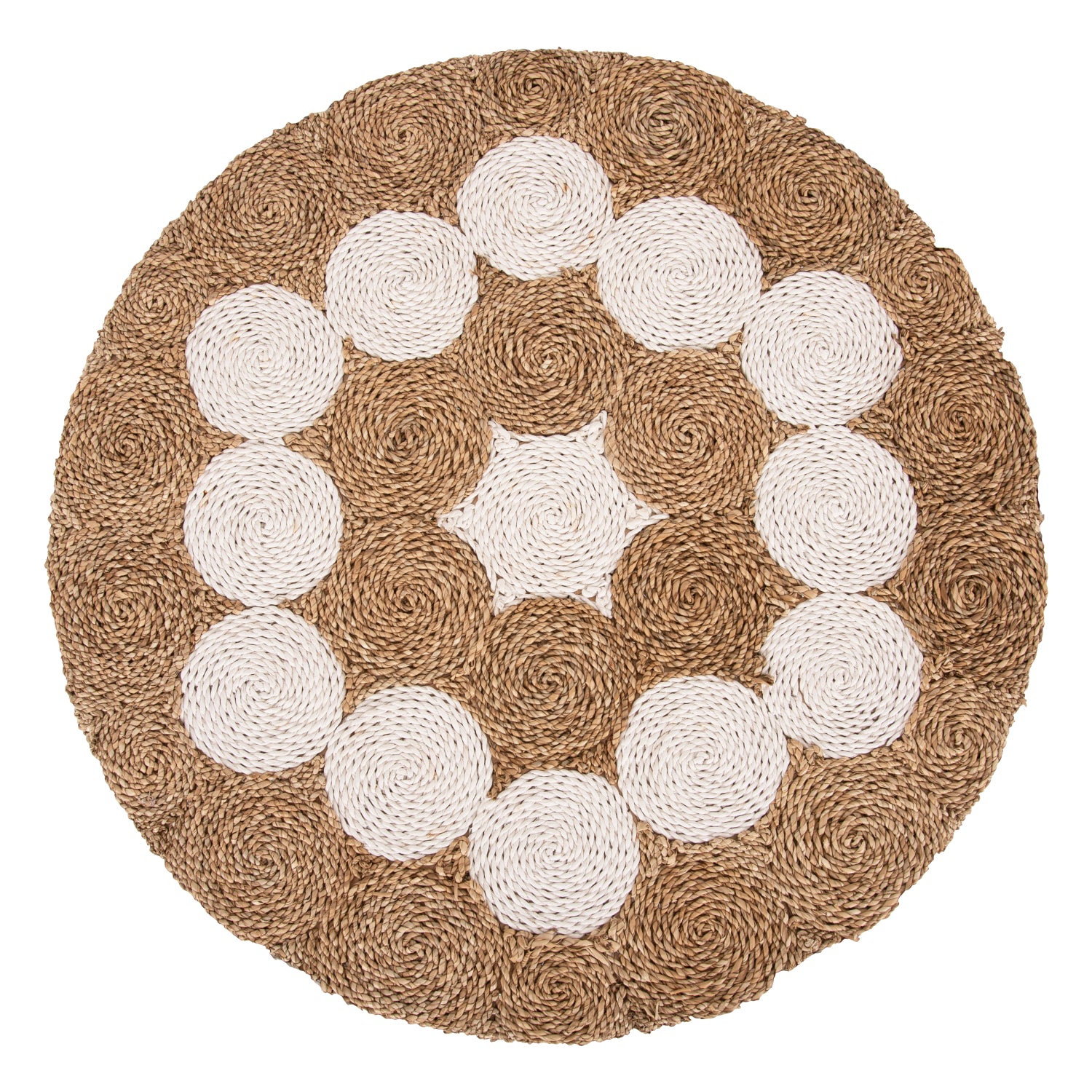 Странична маса 7825 естествен-бял цвят Φ81x45см