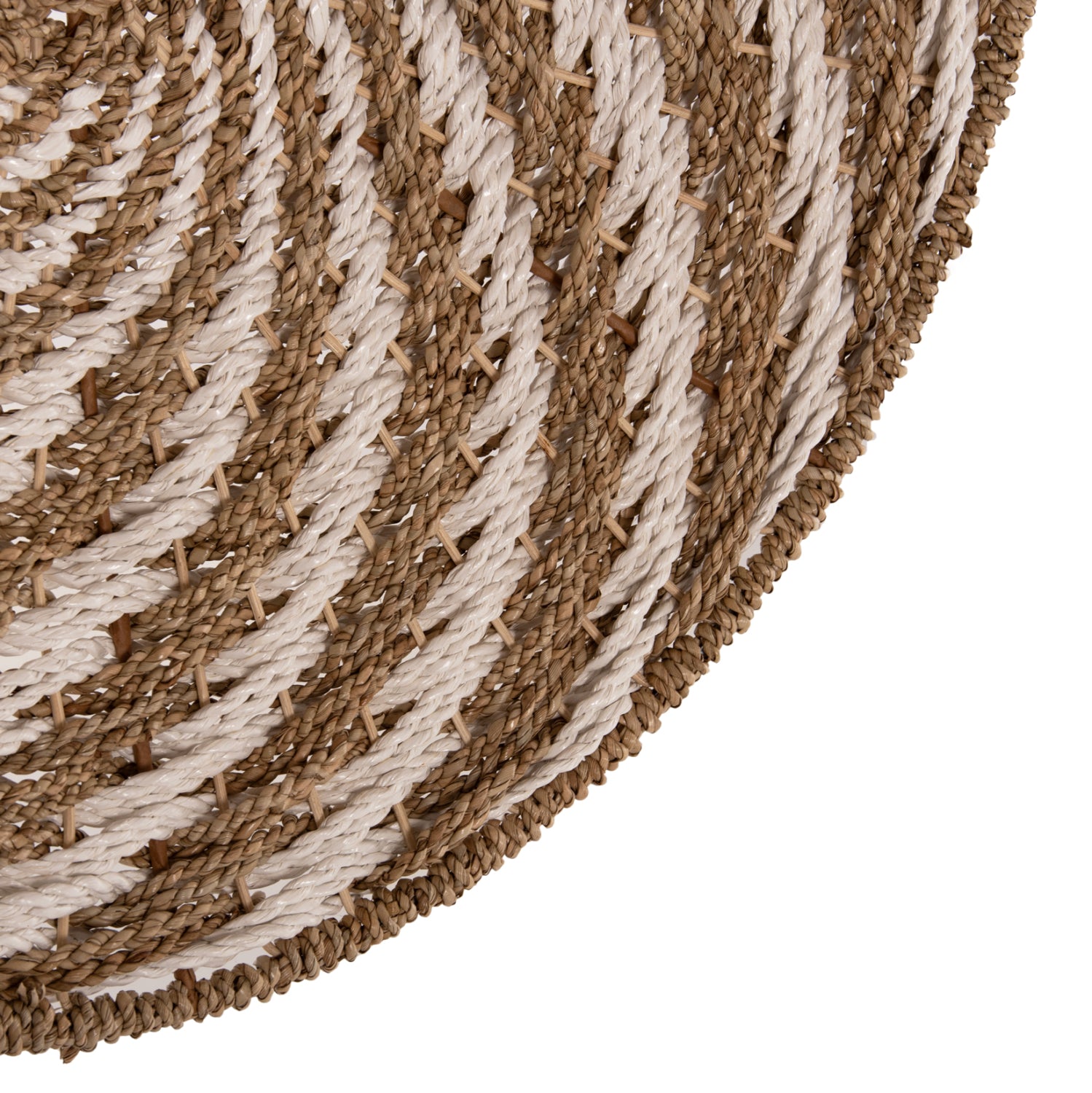 Декорация за стена кръгла спирала натурал Φ61x3