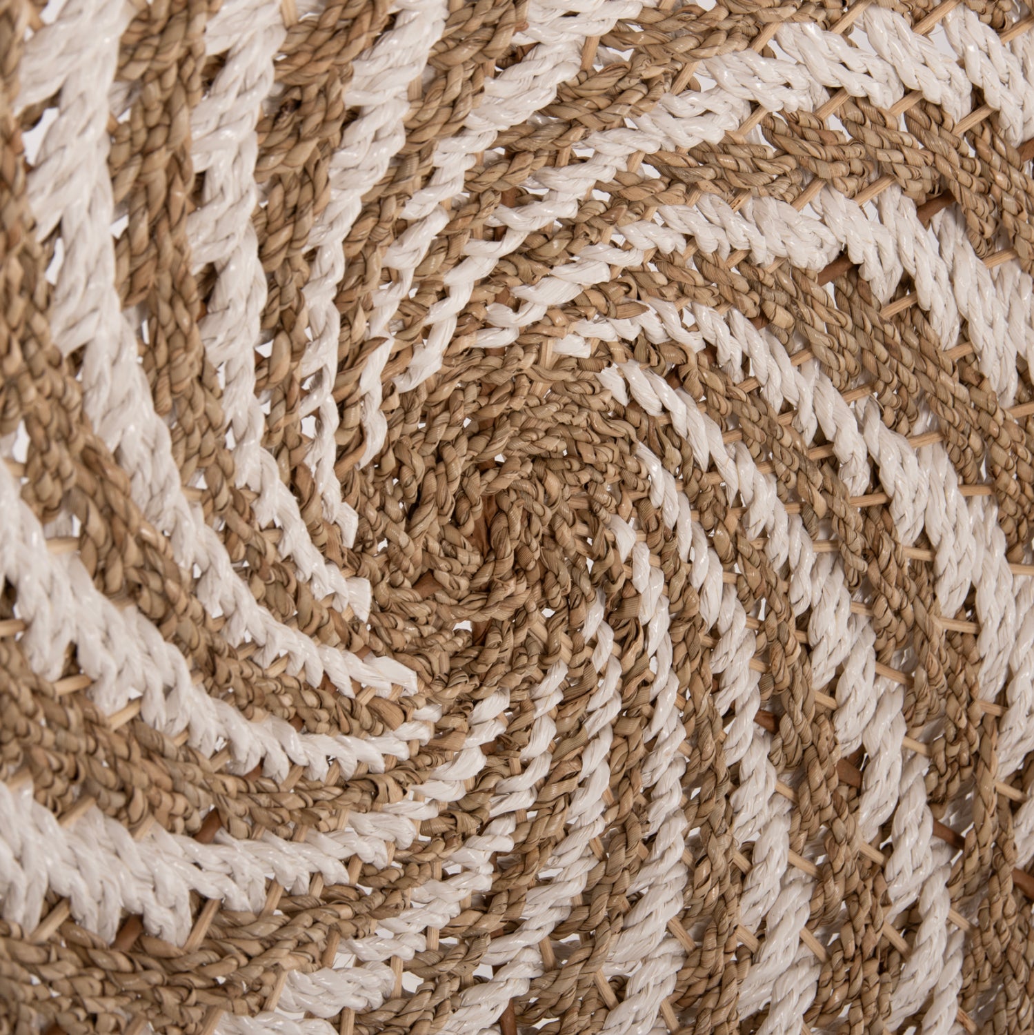 Декорация за стена кръгла спирала натурал Φ61x3