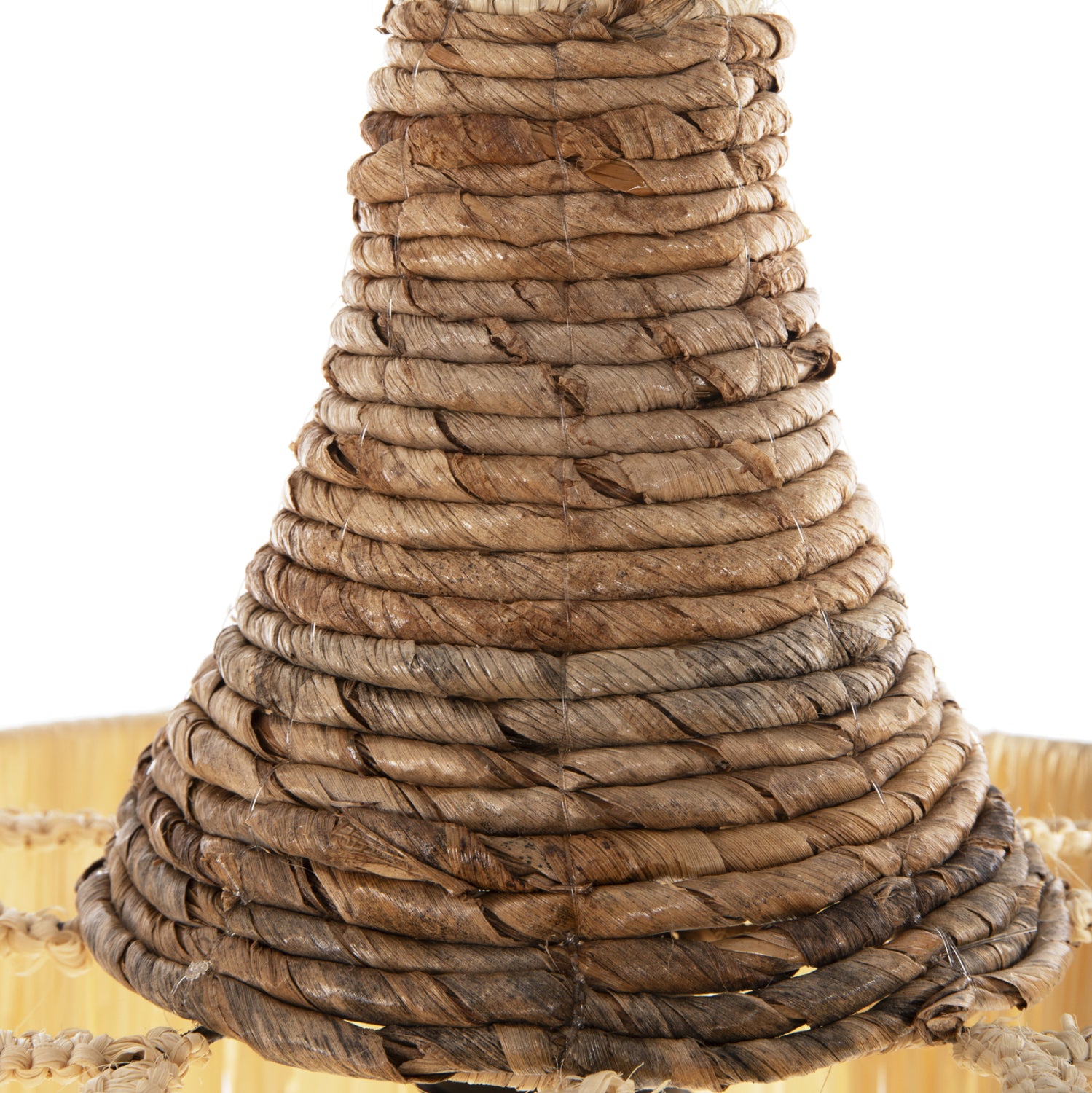 Таванна лампа 7853 естествен цвят Φ41x34см