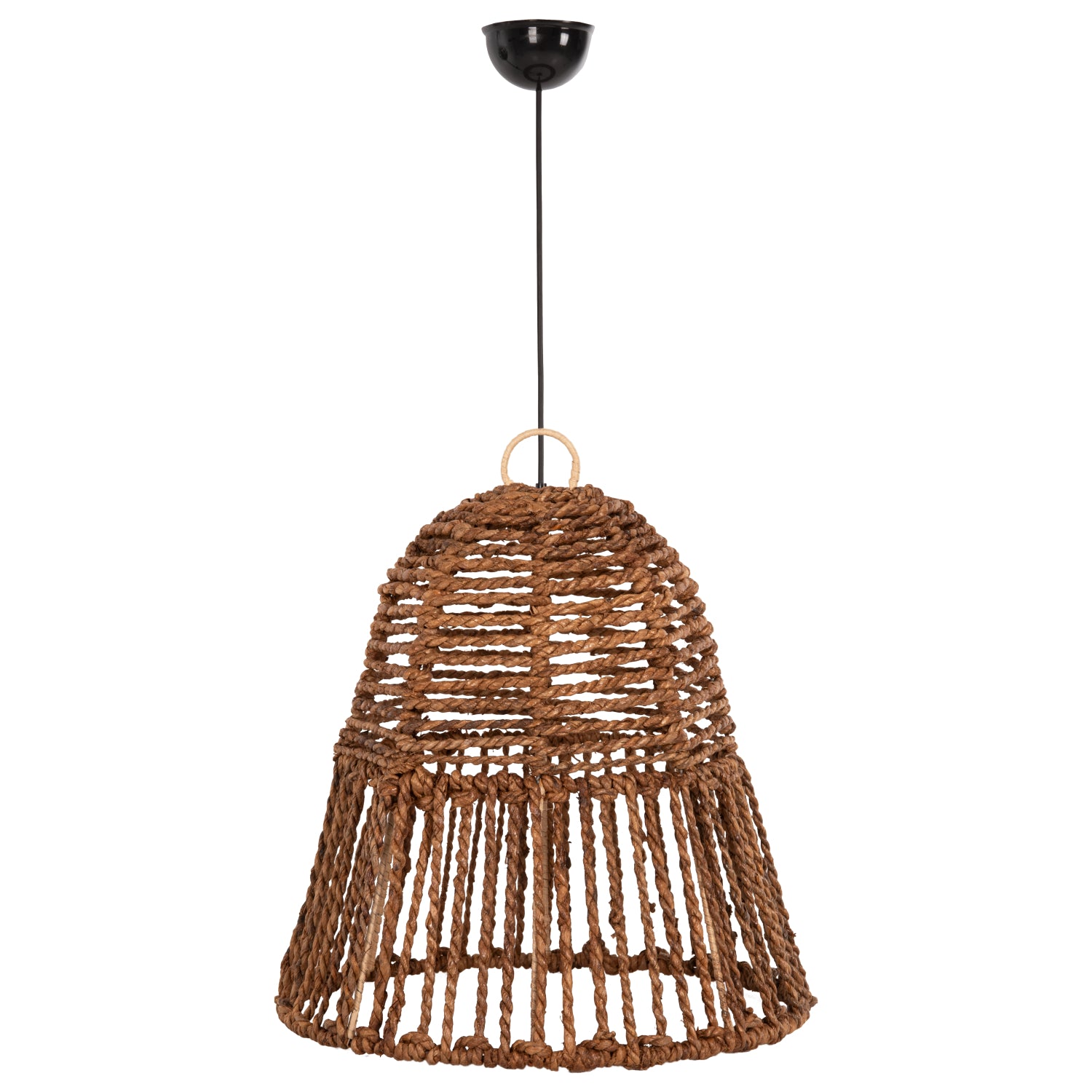 Таванна лампа 7858 кафяв цвят Φ41x41-136Φсм