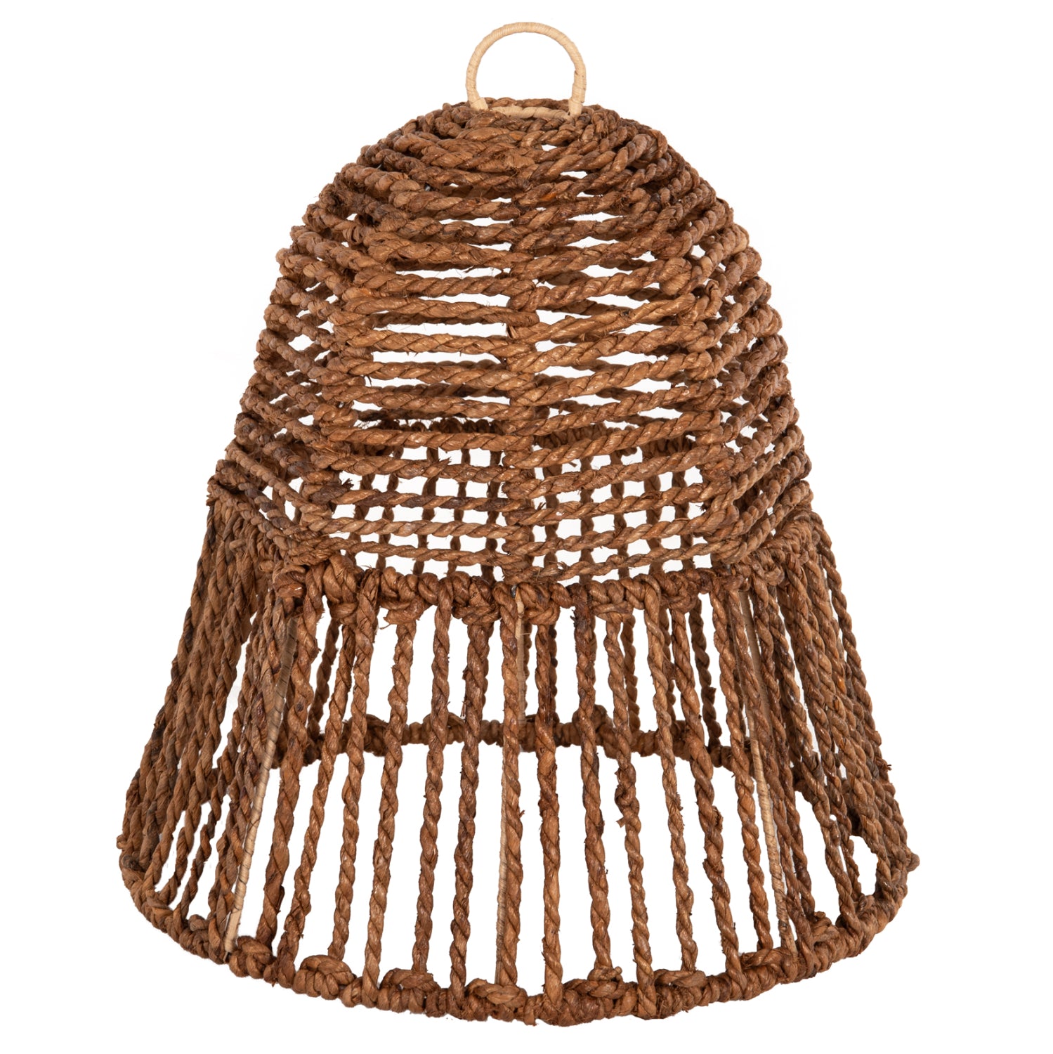 Таванна лампа 7858 кафяв цвят Φ41x41-136Φсм